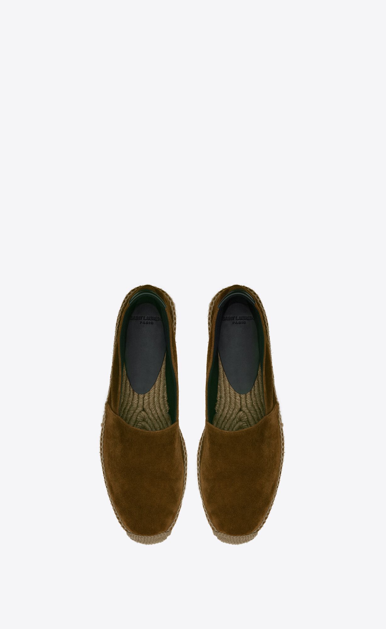 YSL Espadrilles In Wildleder Dunkel | 49127-FRYE