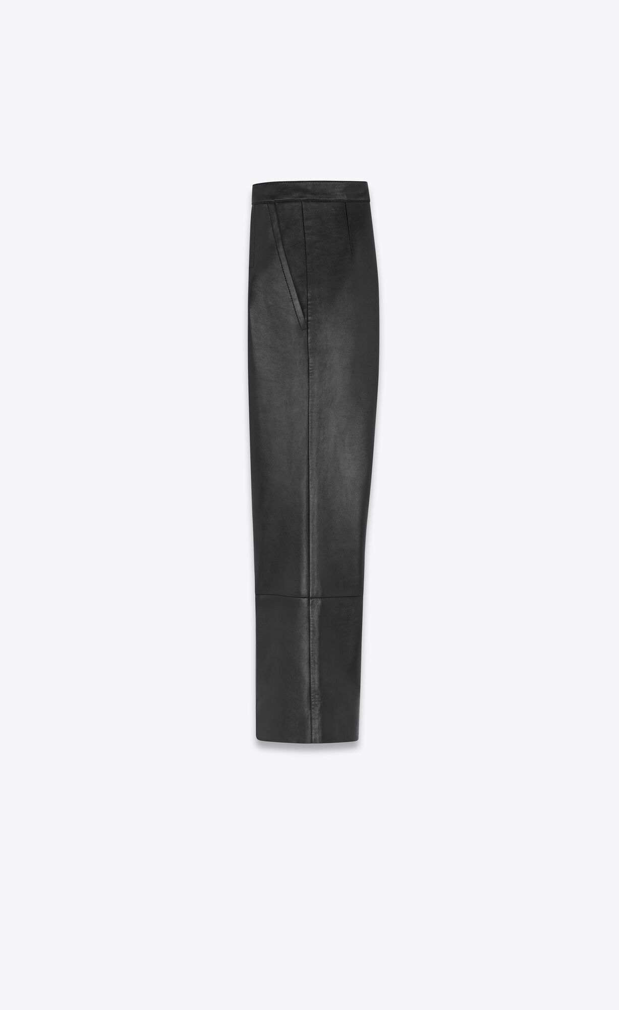 YSL Falten Pants In Lambskin Noir | 43217-YUCM