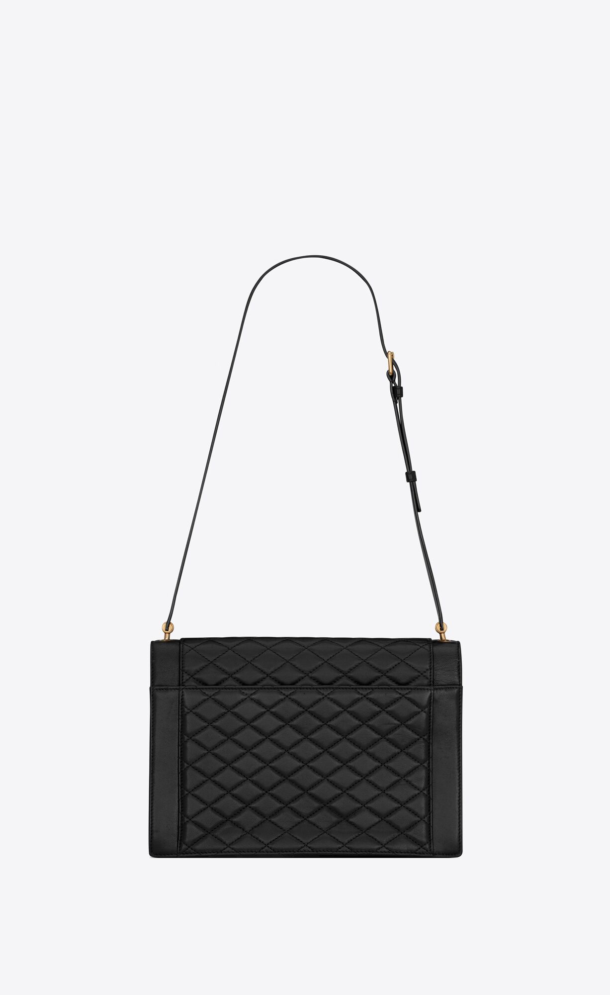 YSL Gaby Satchel In Gesteppt Lambskin Schwarz | 17890-FUHI