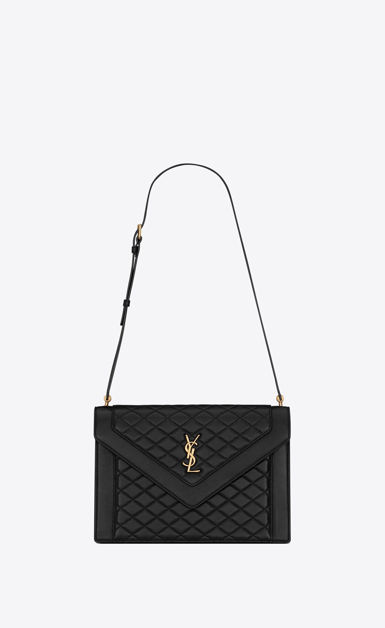 YSL Gaby Satchel In Gesteppt Lambskin Schwarz | 17890-FUHI