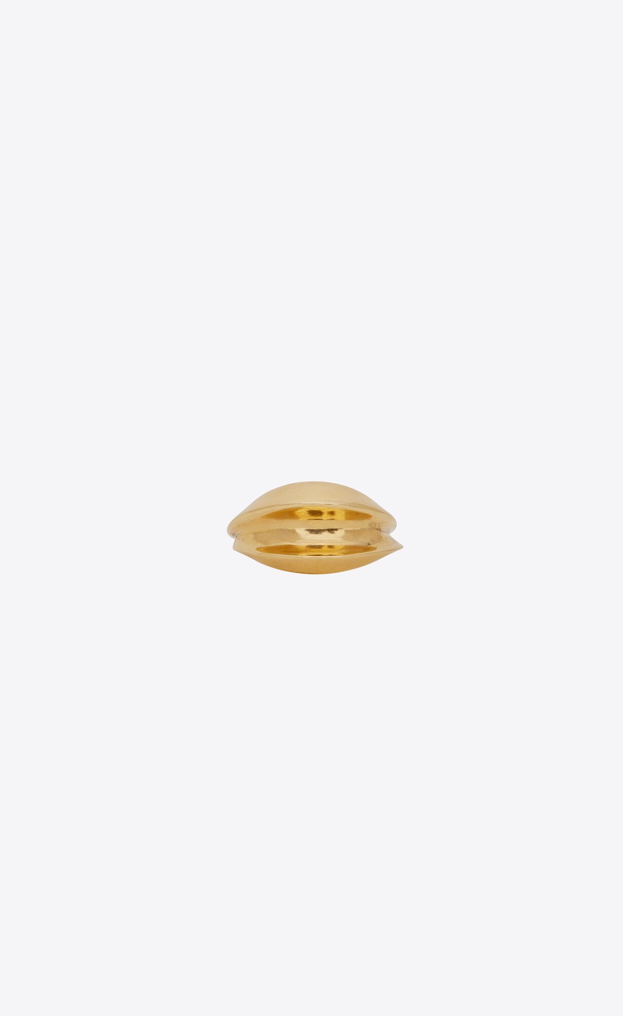 YSL Geometric Ring In Metal Gold | 26310-QYXC