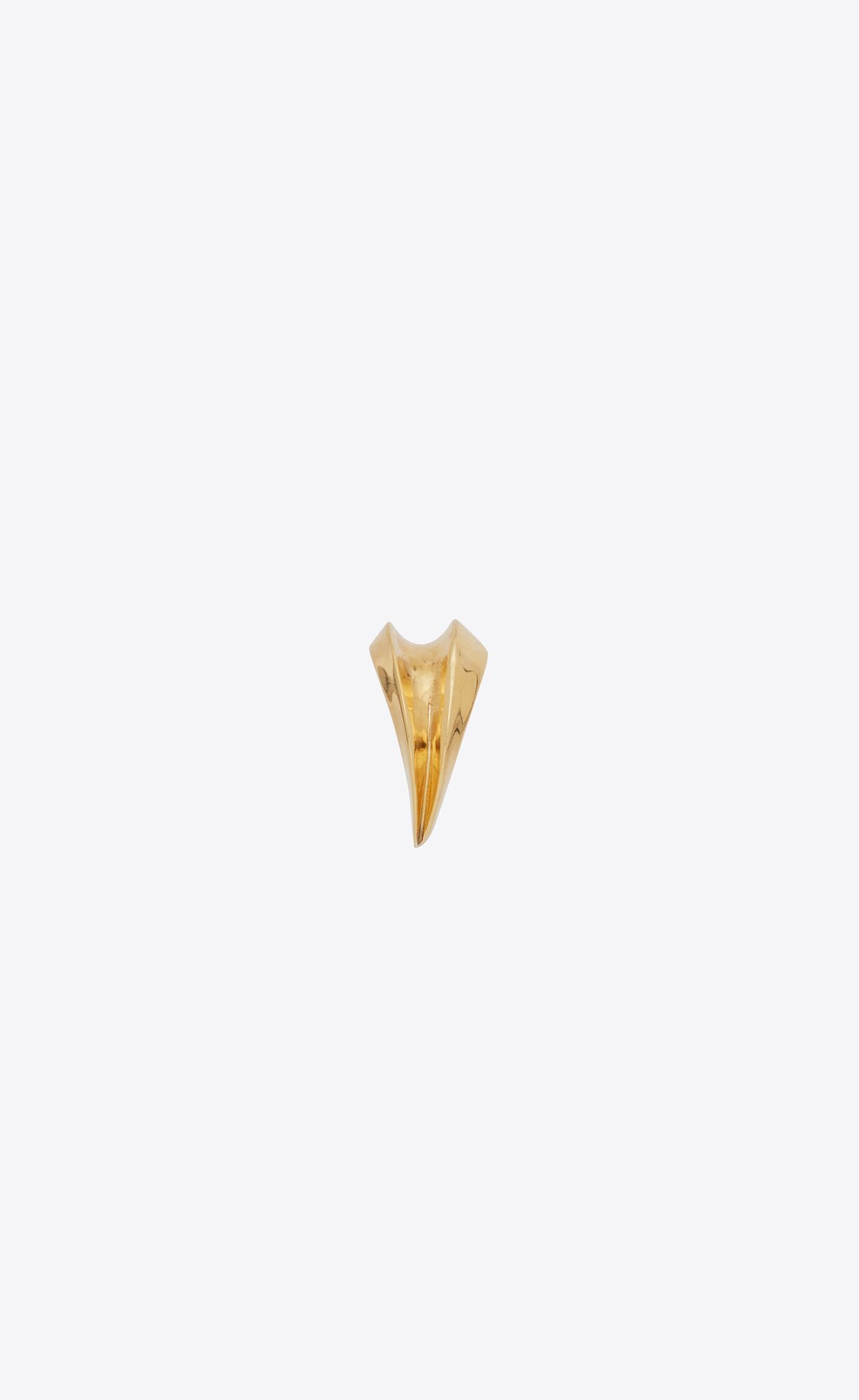 YSL Geometric Ring In Metal Gold | 26310-QYXC