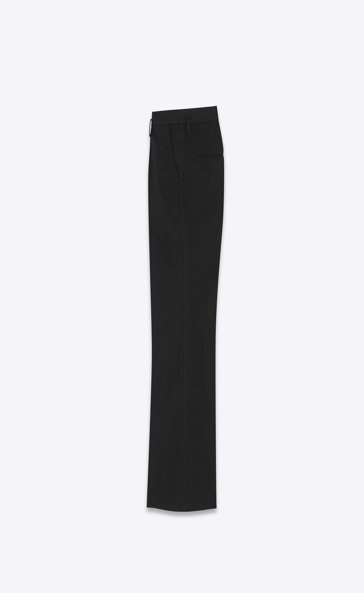 YSL High-waisted Jeans In Denim Noir | 82354-TQNJ