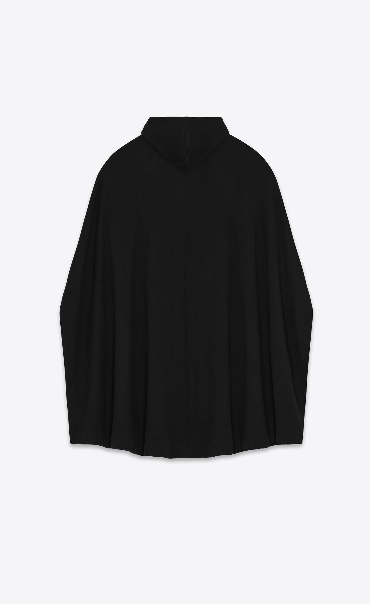 YSL Hoodie Cape In Fleece Schwarz | 34527-WYMU