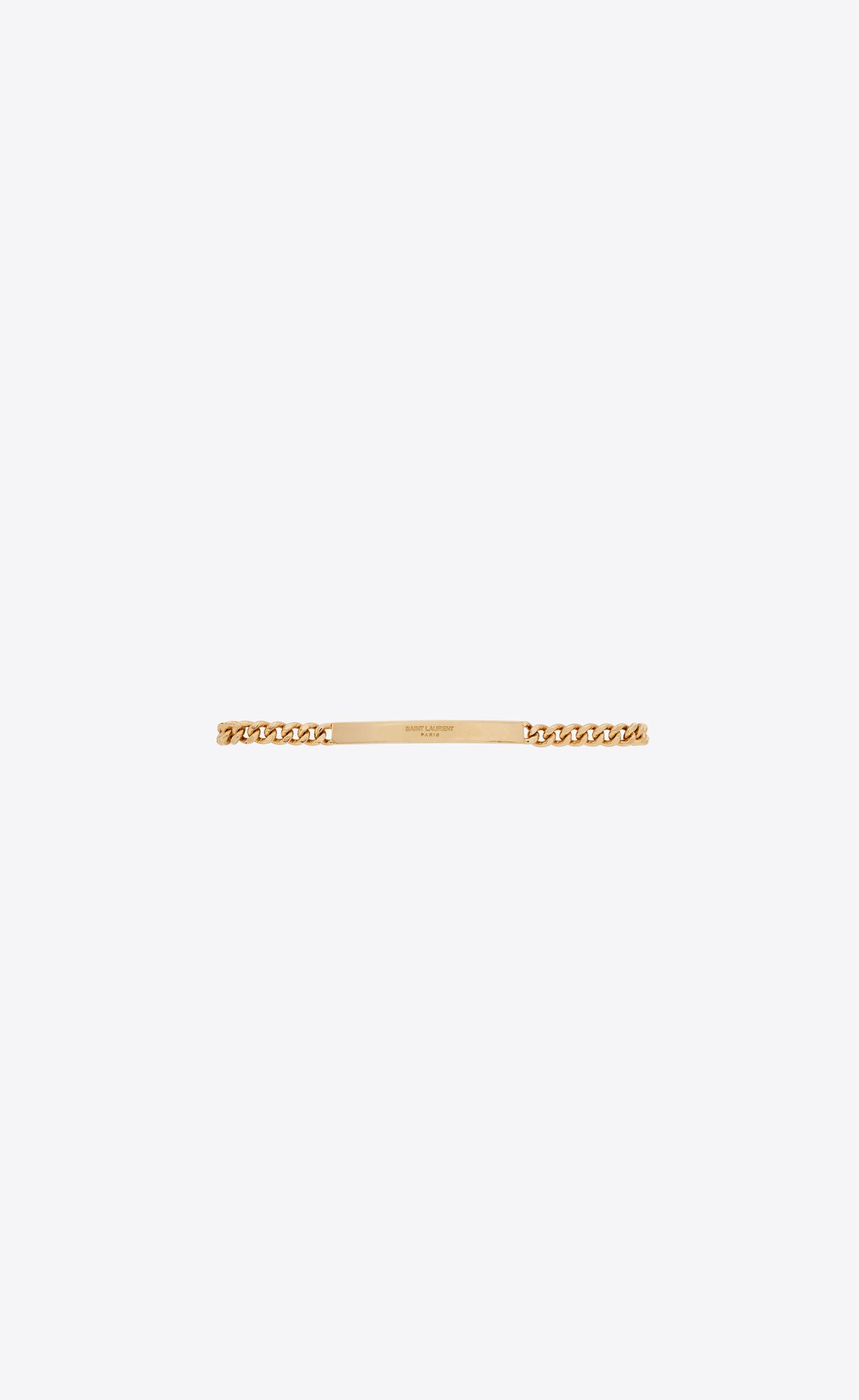 YSL Id Bracelet In Metal Gold | 40856-RHCW