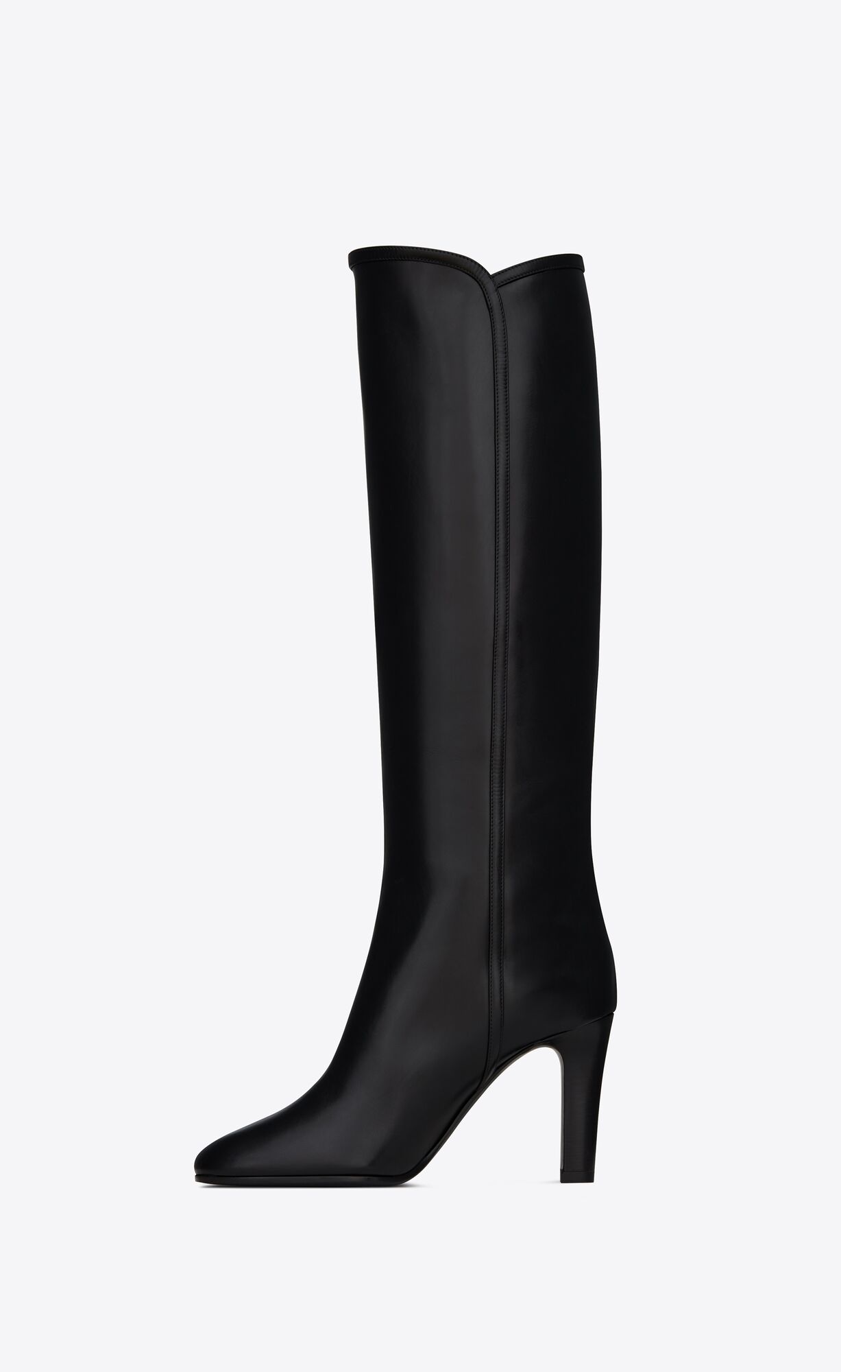 YSL Jane Cassandre Boots In Smooth Leder Schwarz | 69821-ENGC