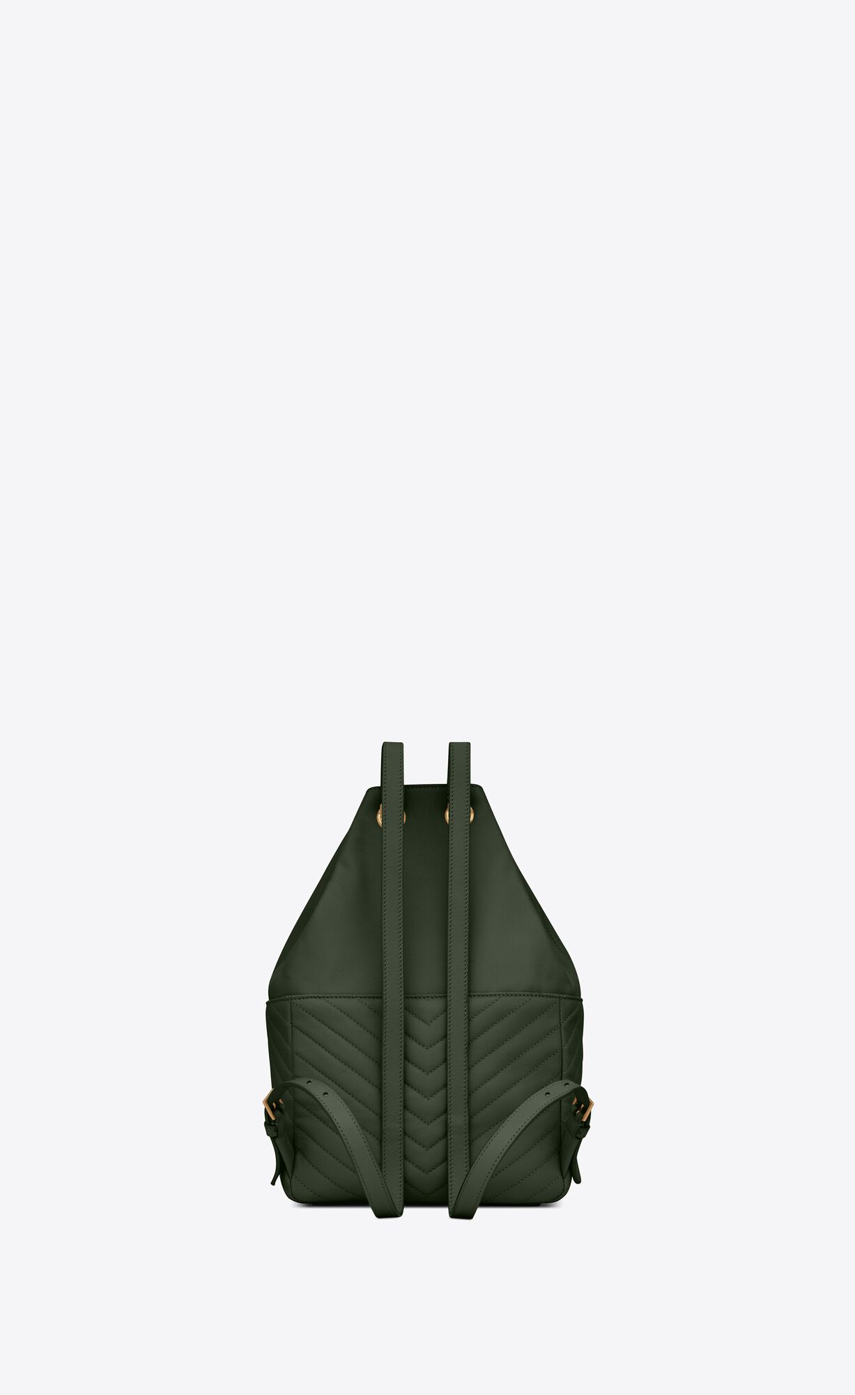 YSL Joe Backpack In Lambskin Vert Fonce | 35167-SHDP