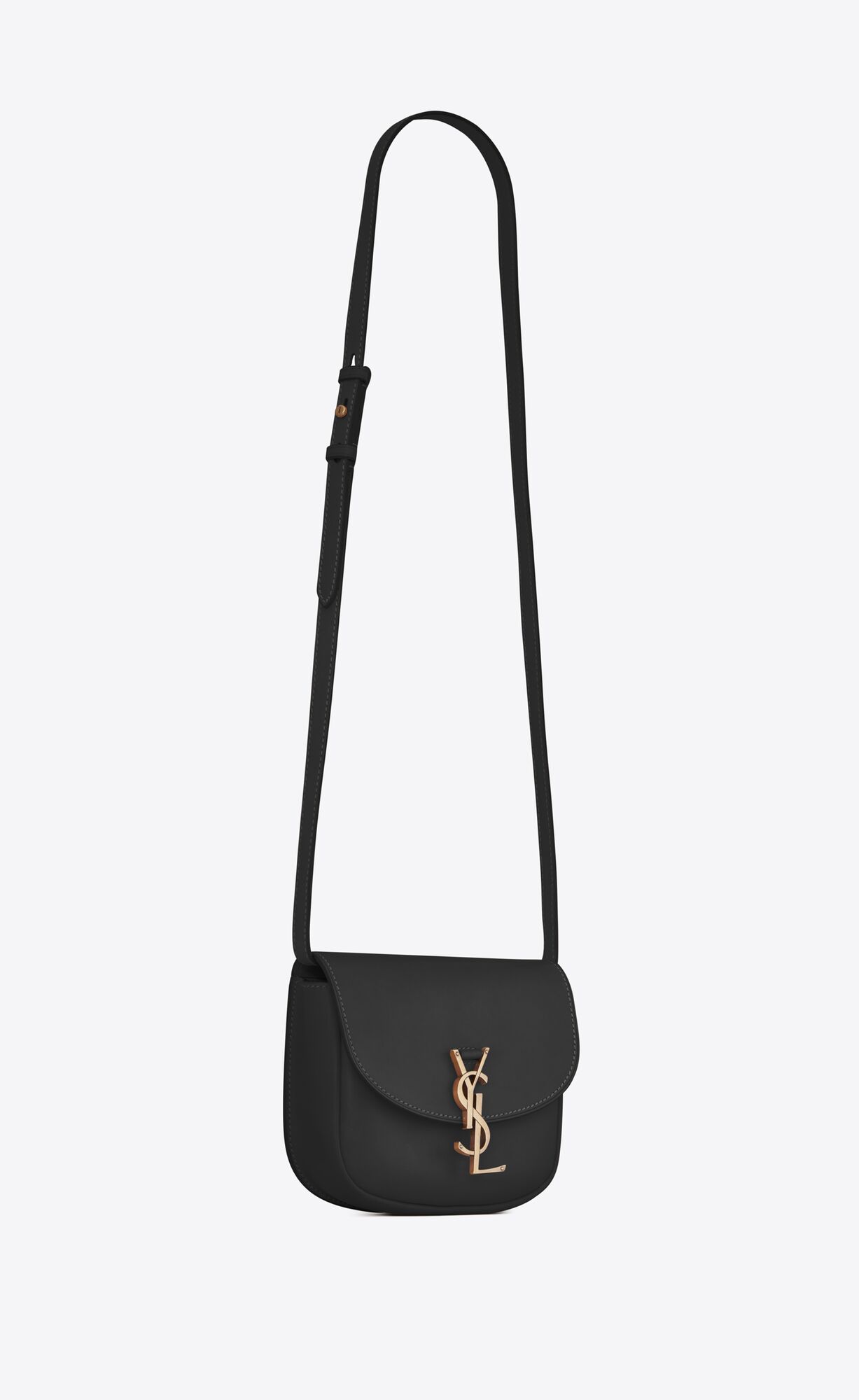 YSL Kaia Small Satchel In Smooth Leder Noir | 02175-UZBP