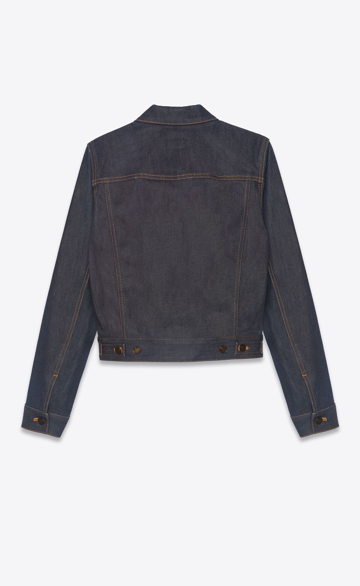 YSL Klassische Jacket Indigo | 93074-AMXV