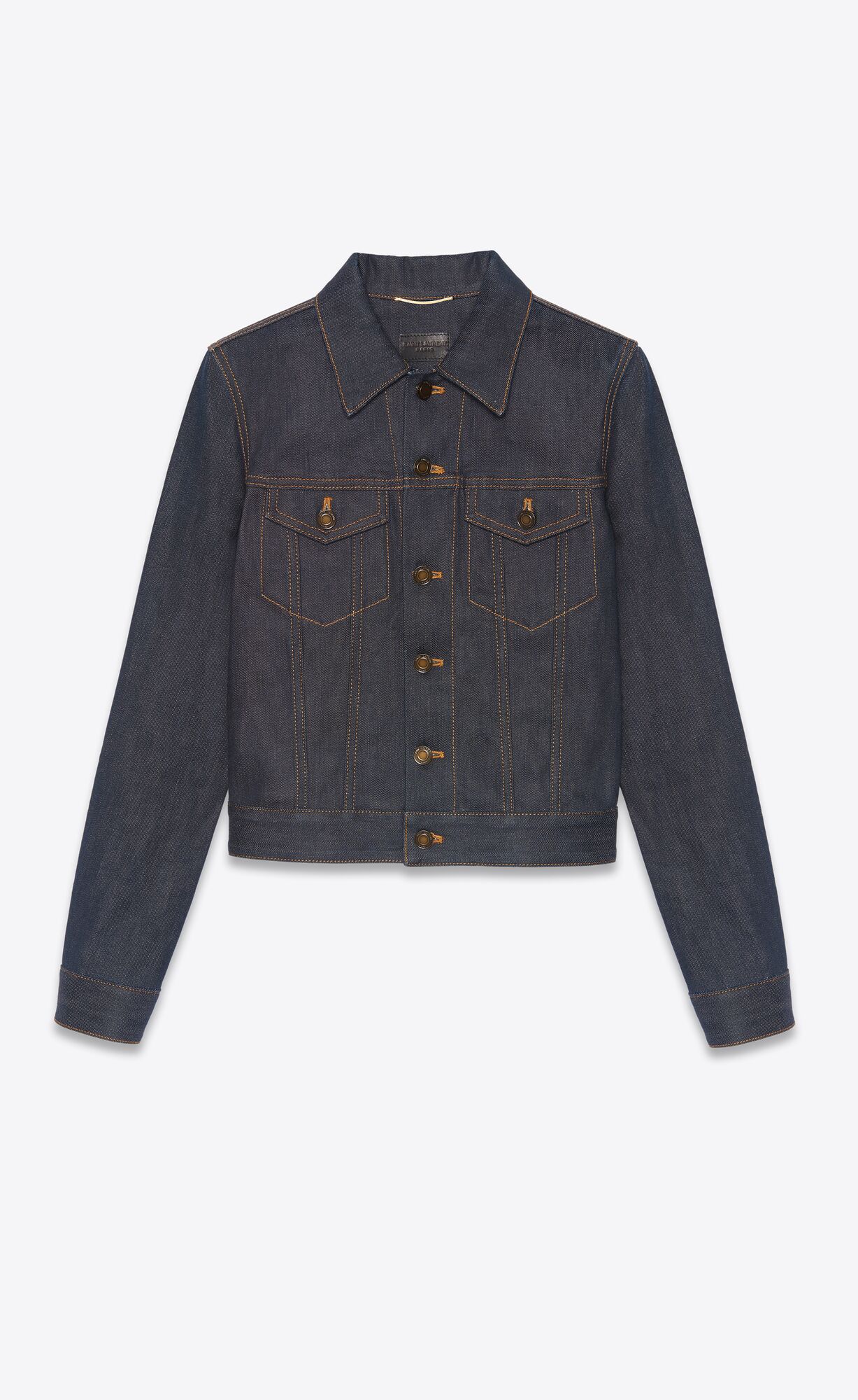 YSL Klassische Jacket Indigo | 93074-AMXV