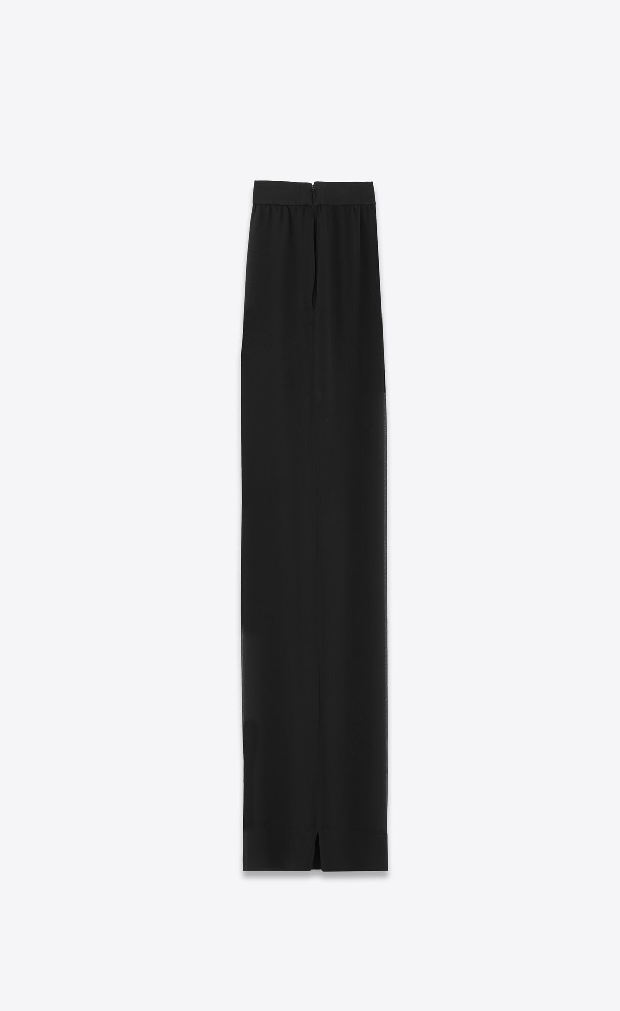 YSL Large Pants In Crepe Muslin Schwarz | 40863-CGTI