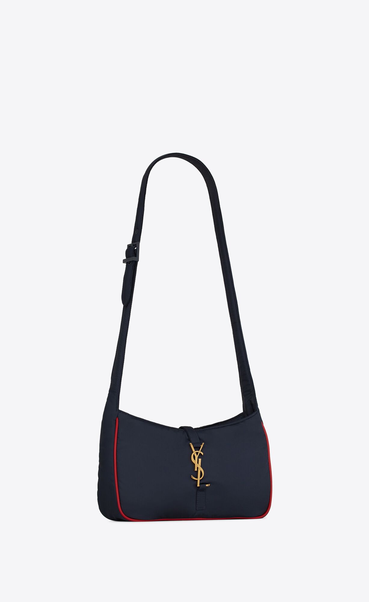 YSL Le 5 À 7 Crossbody Bag In Econyl® Regenerated Nylon Navy | 60951-IQVT