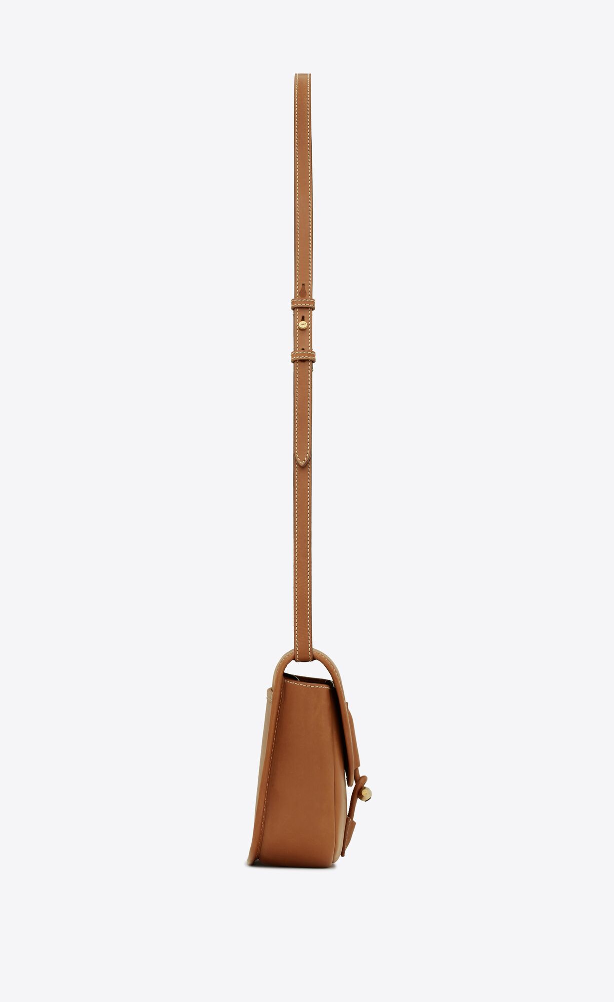 YSL Le Caban Satchel In Vegetable-tanned Leder Dunkelrot | 96025-CGEV