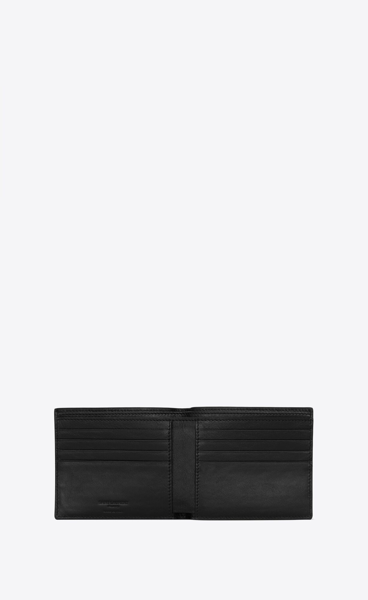 YSL Le Monogramme East/West Wallet In Embossed Smooth Leder Schwarz | 16985-LFMC