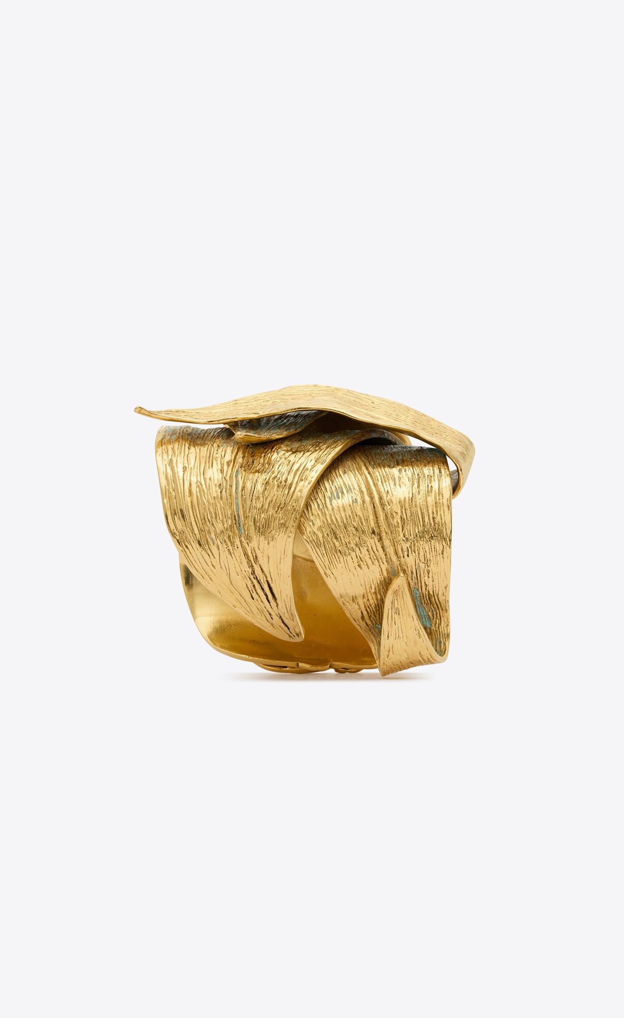 YSL Leaf Cuff In Metal Hellgold | 17309-EOVH