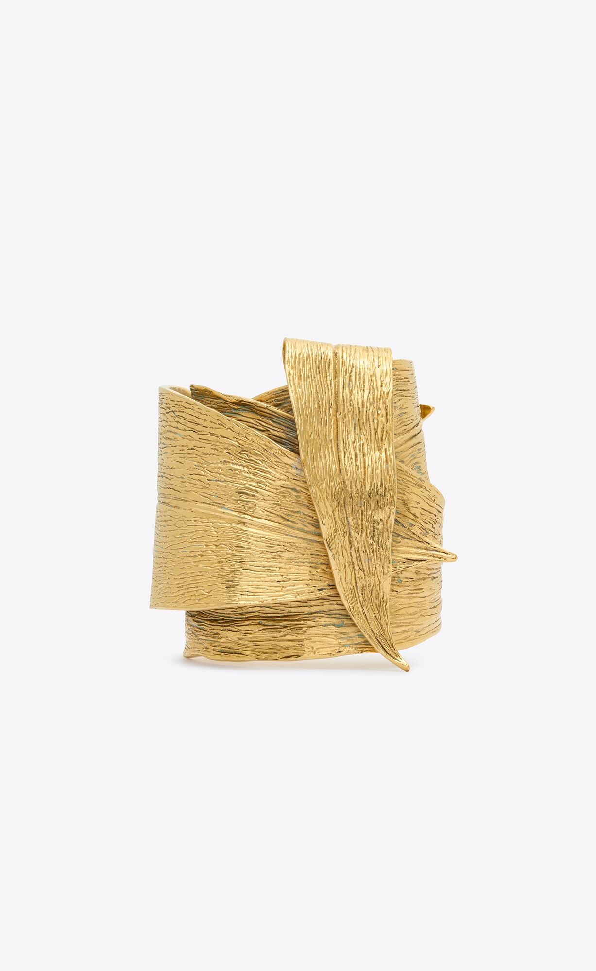 YSL Leaf Cuff In Metal Hellgold | 17309-EOVH