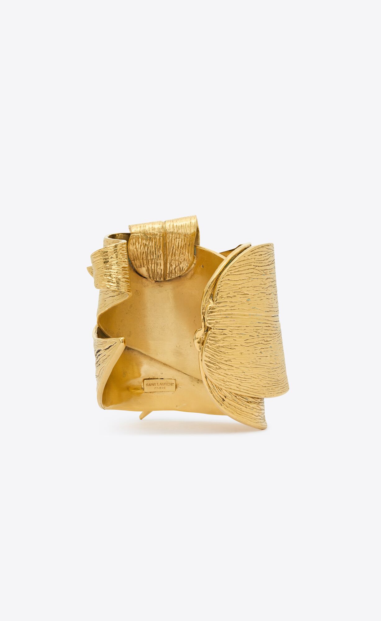 YSL Leaf Cuff In Metal Hellgold | 17309-EOVH