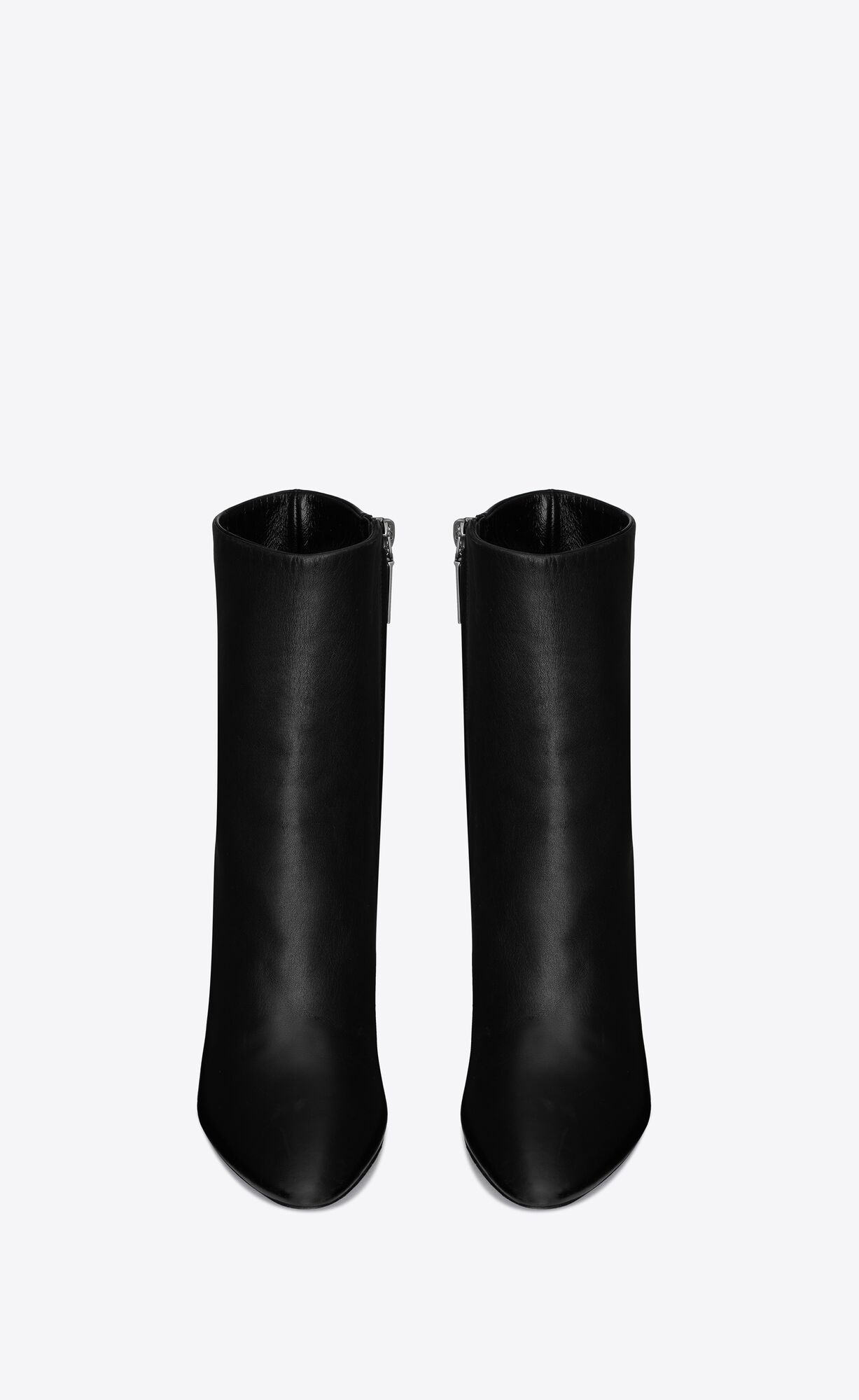 YSL Lou Ankle Boots In Smooth Leder Schwarz | 82630-JZCX