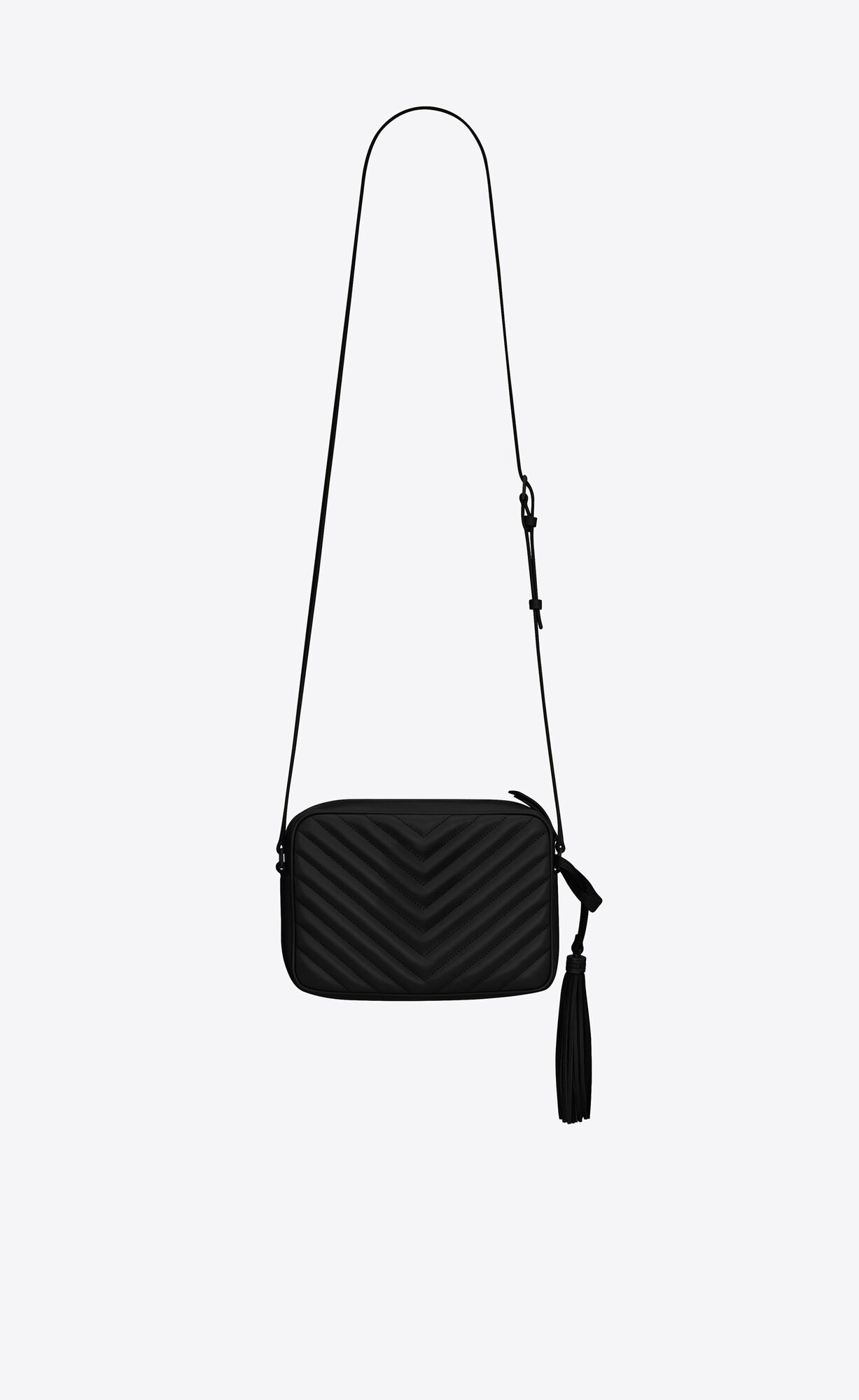 YSL Lou Camera Bag In Gesteppt Leder Noir | 68451-VSEZ