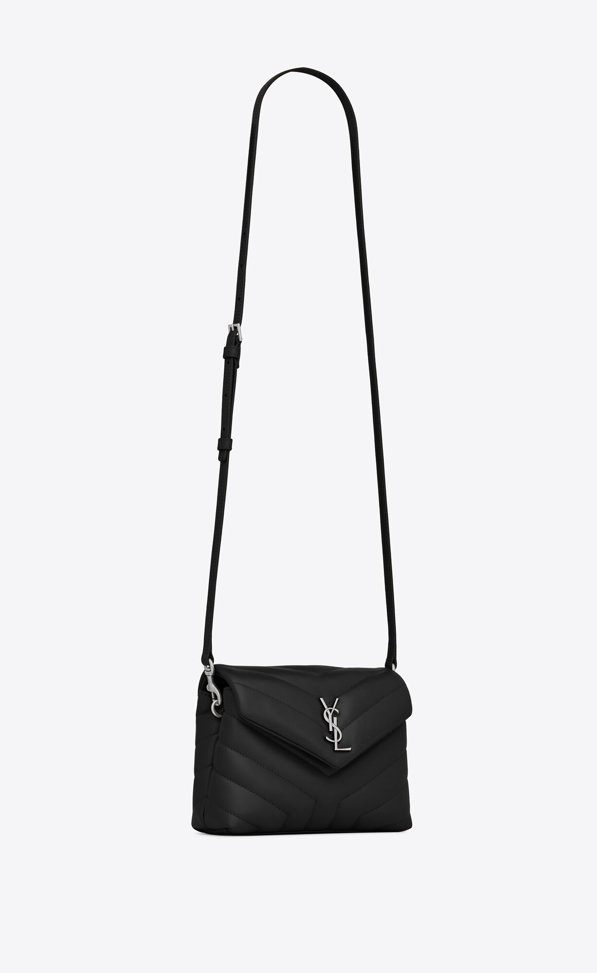 YSL Loulou Toy Riemen Bag In Gesteppt 