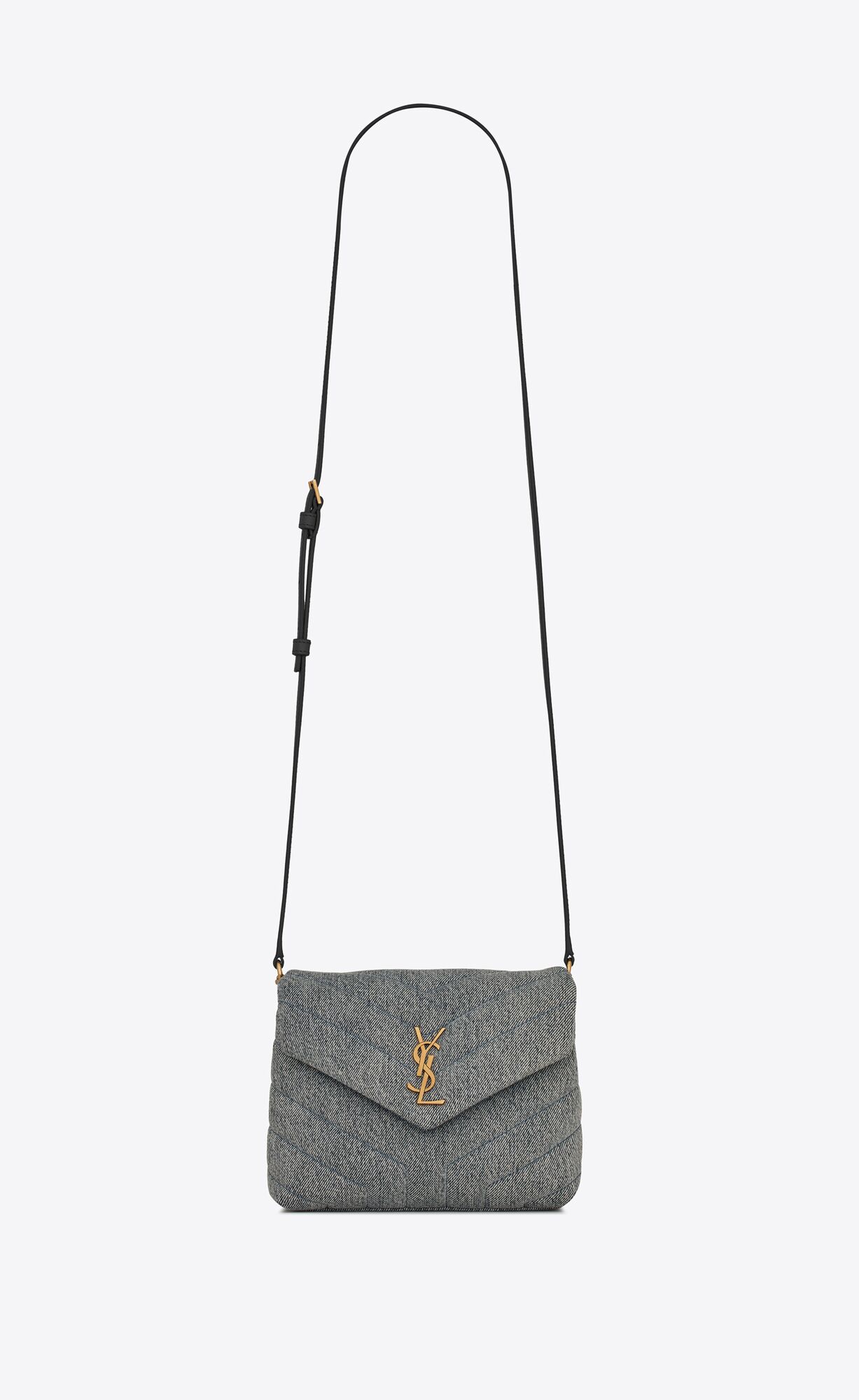 YSL Loulou Toy Riemen Bag In Gesteppt \