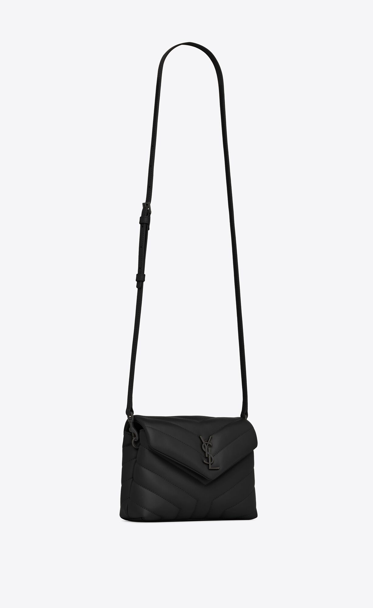 YSL Loulou Toy Riemen Bag In Gesteppt 