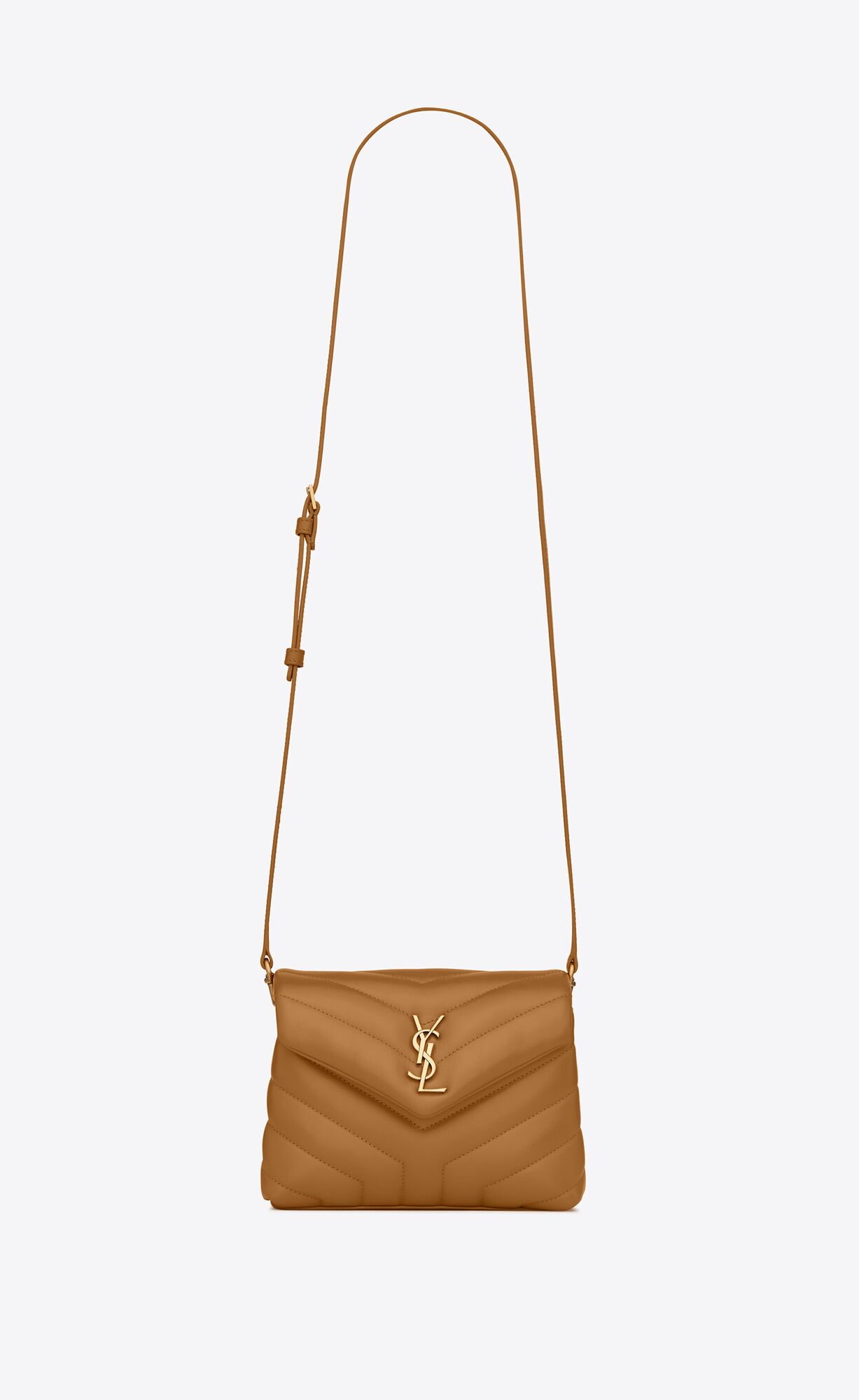 YSL Loulou Toy Riemen Bag In Gesteppt \