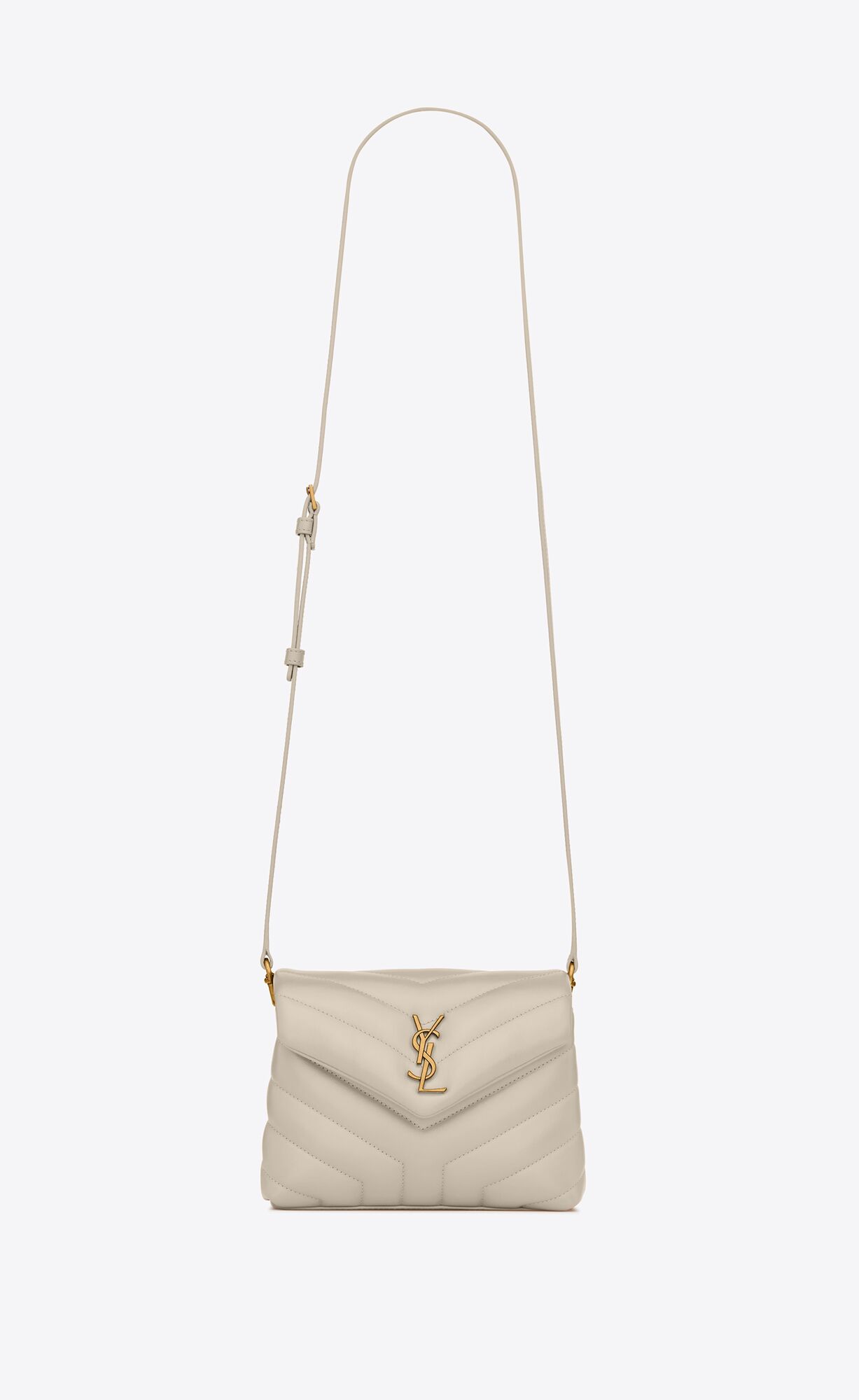 YSL Loulou Toy Riemen Bag In Gesteppt \