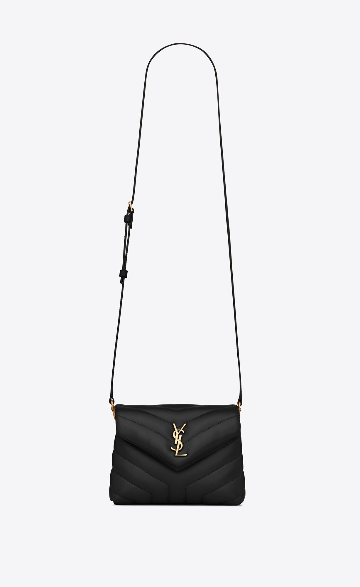 YSL Loulou Toy Riemen Bag In Gesteppt \