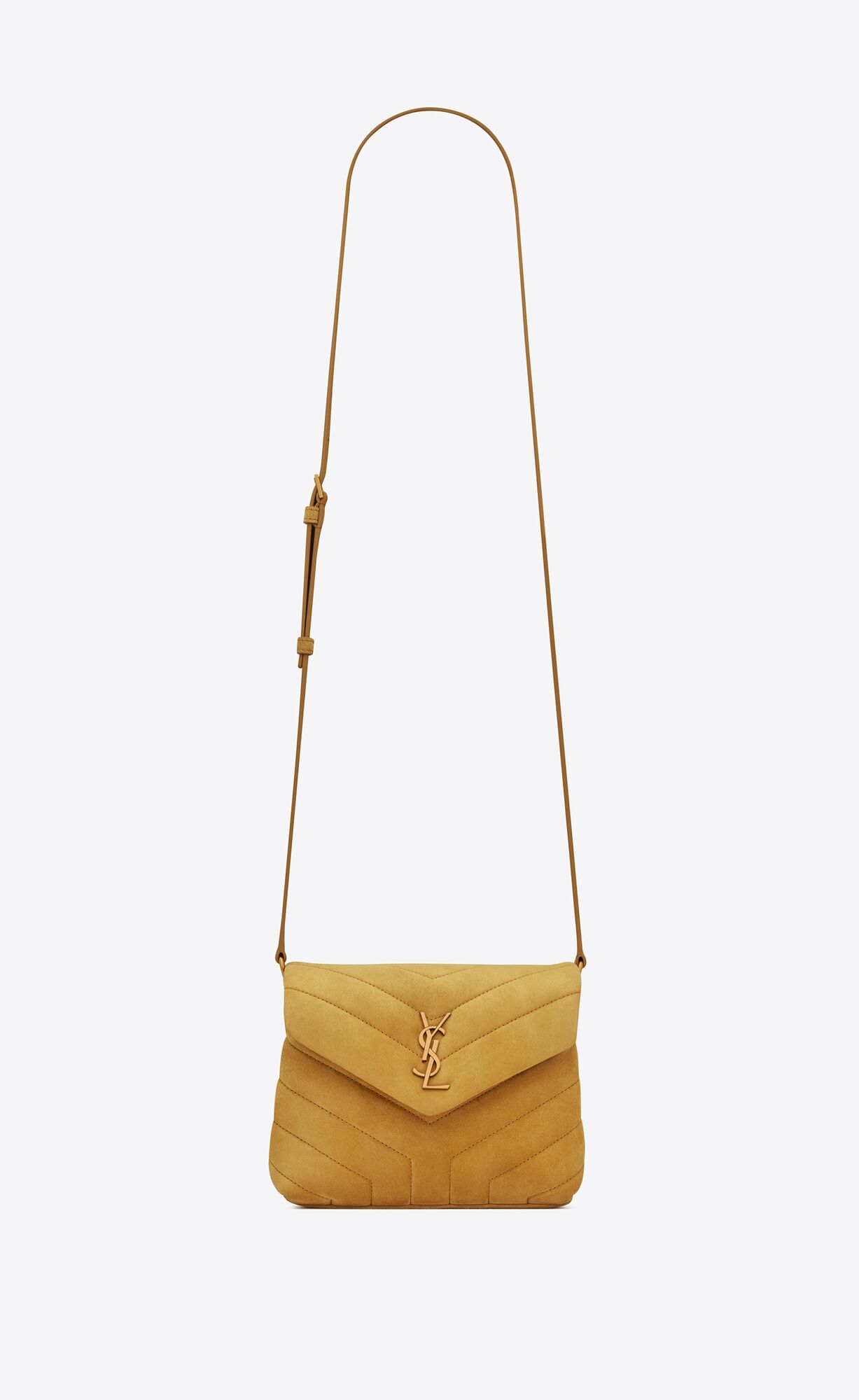 YSL Loulou Toy Riemen Bag In Matelassé \