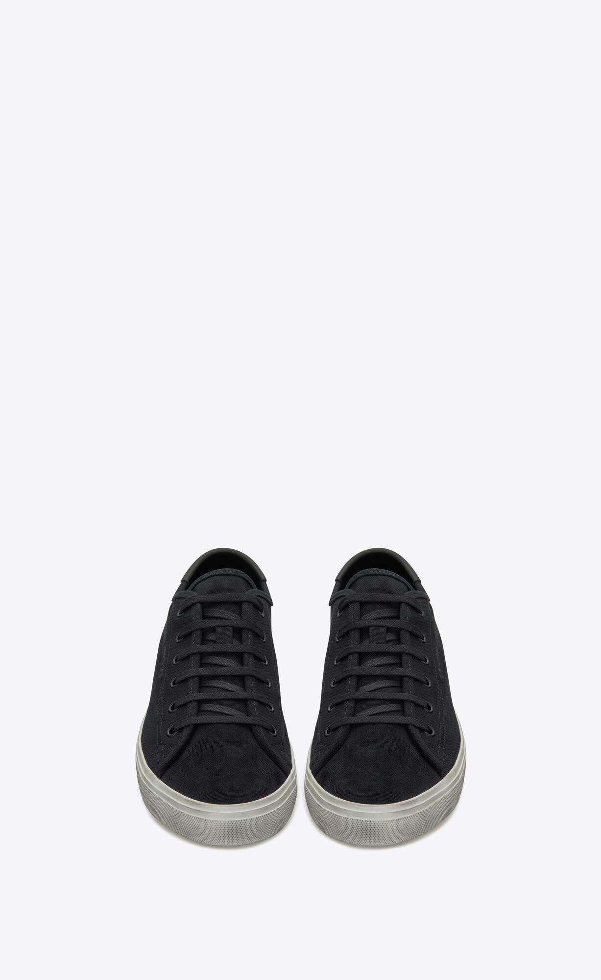 YSL Malibu Sneakers In Canvas And Leder Schwarz | 03219-SBOL