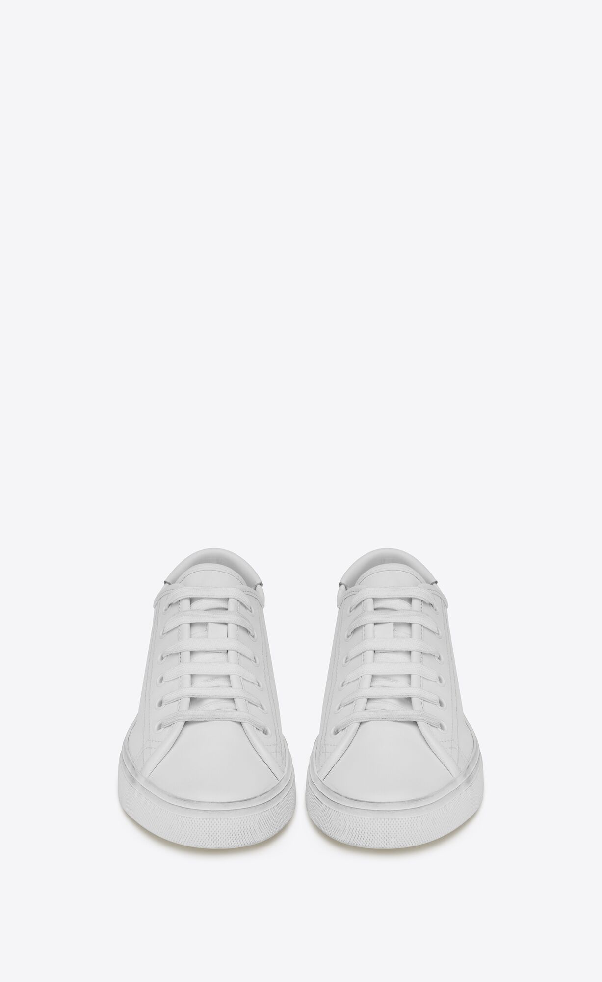 YSL Malibu Sneakers In Smooth Leder Weiß | 90135-ADXY