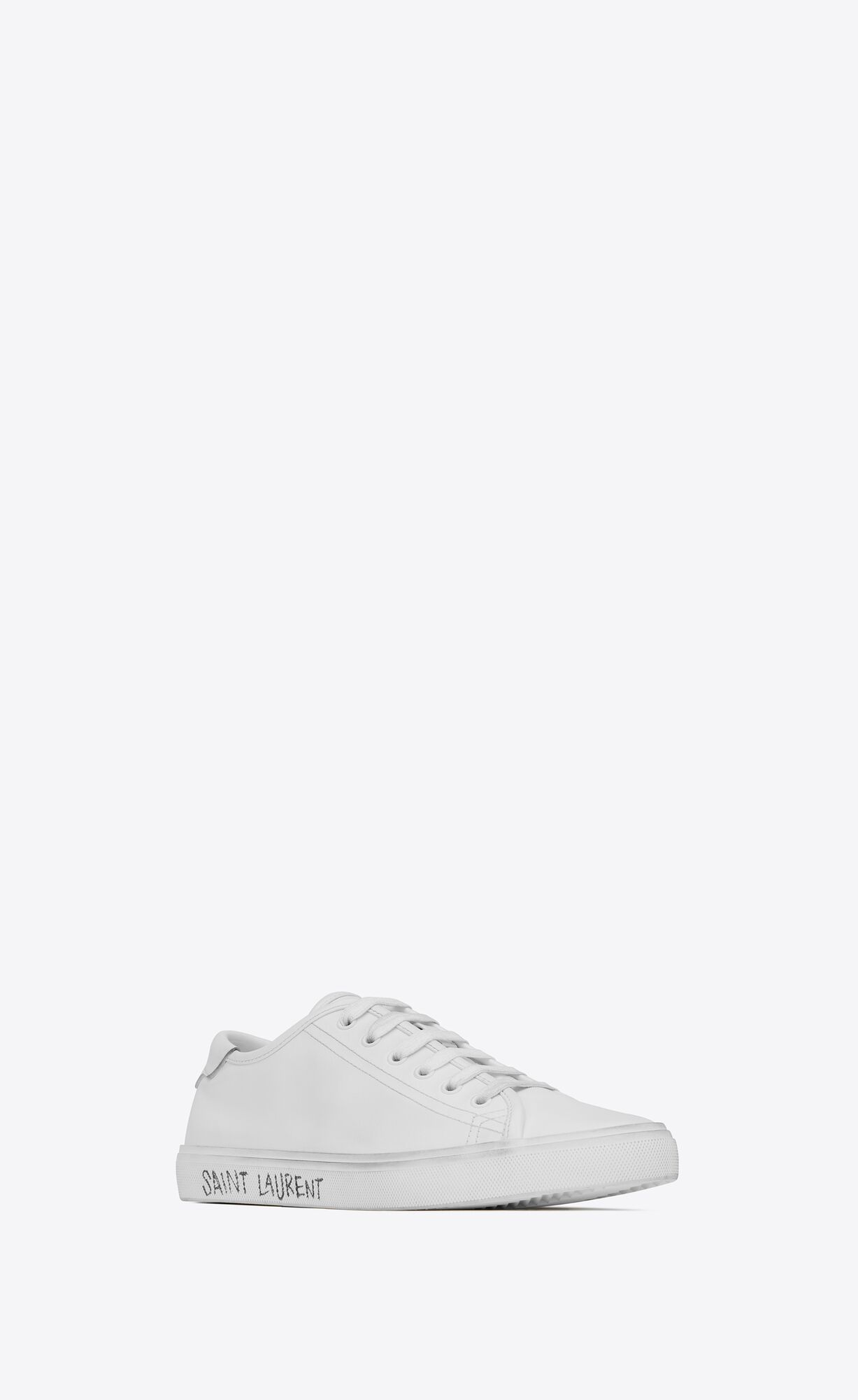 YSL Malibu Sneakers In Smooth Leder Weiß | 90135-ADXY