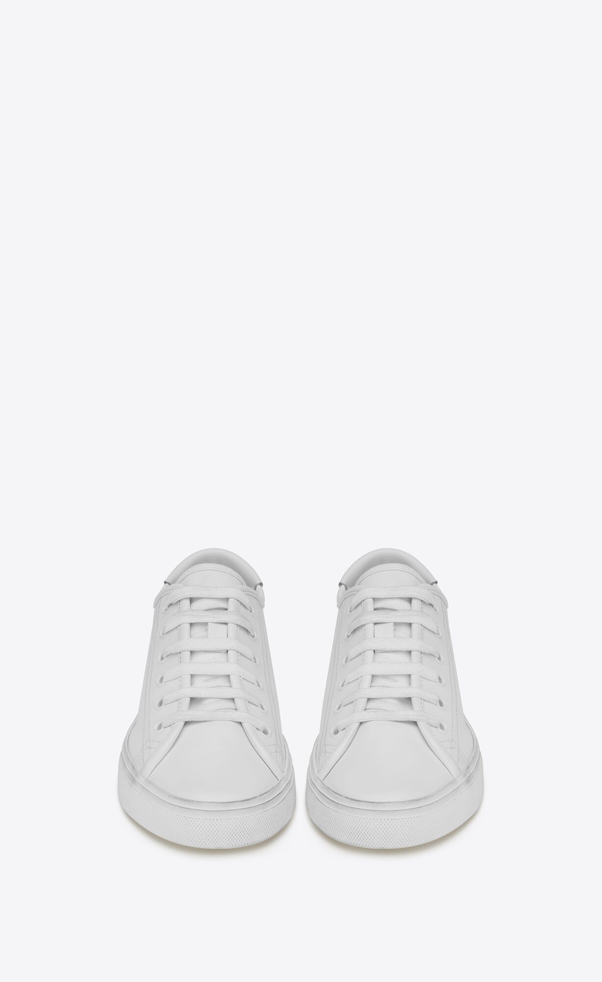 YSL Malibu Sneakers In Smooth Leder Weiß | 90135-ADXY