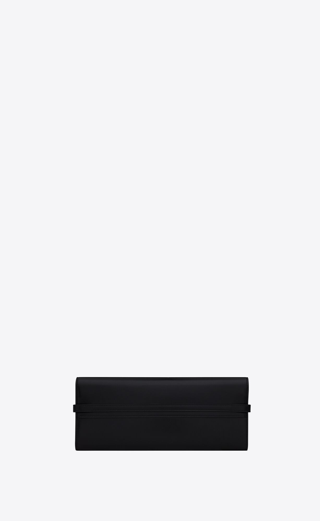 YSL Manhattan Clutch In Box Saint Laurent Leder Noir | 84501-TAVM