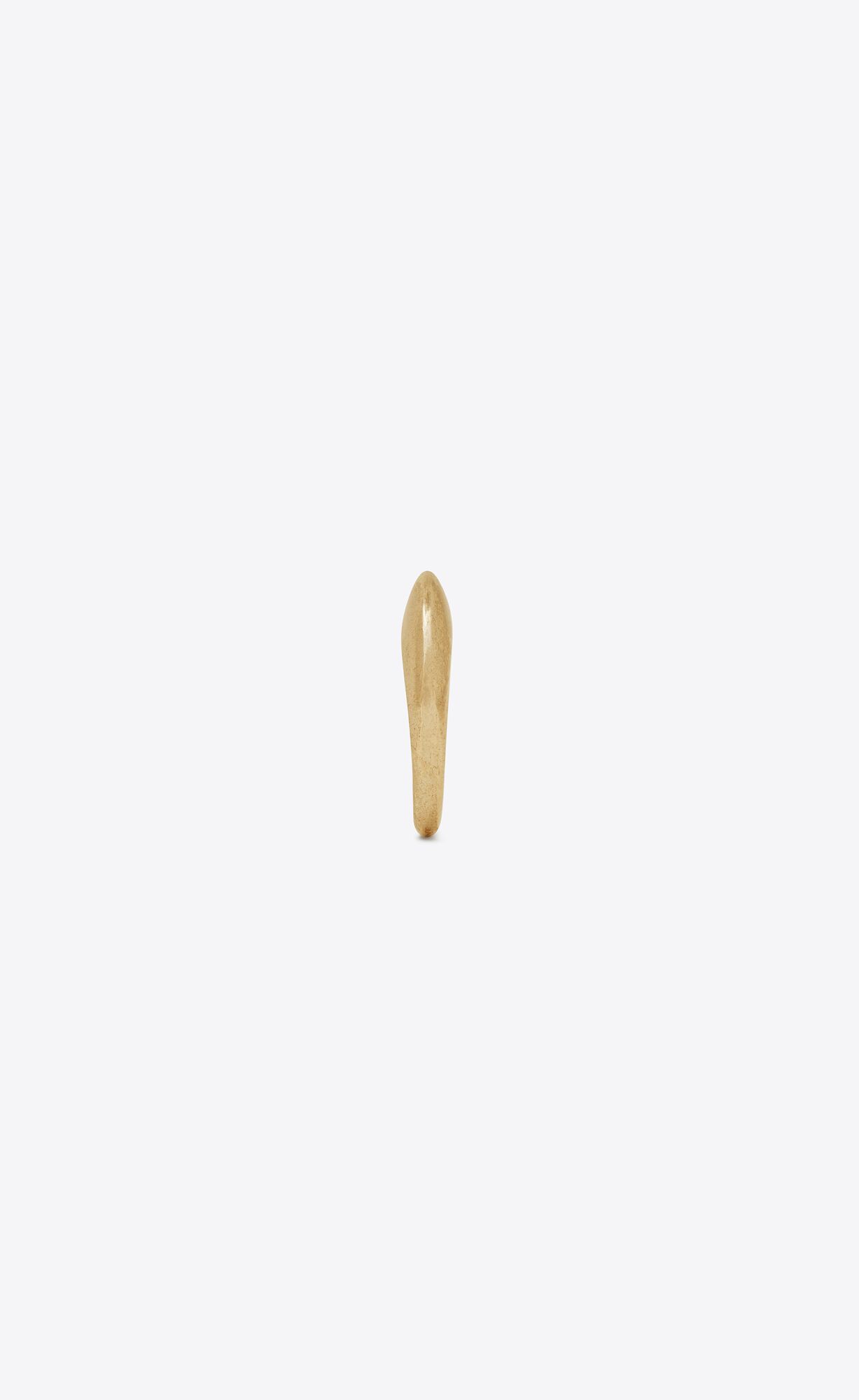 YSL Medium Bumpy Ring In Metal Gold | 24915-OLBQ