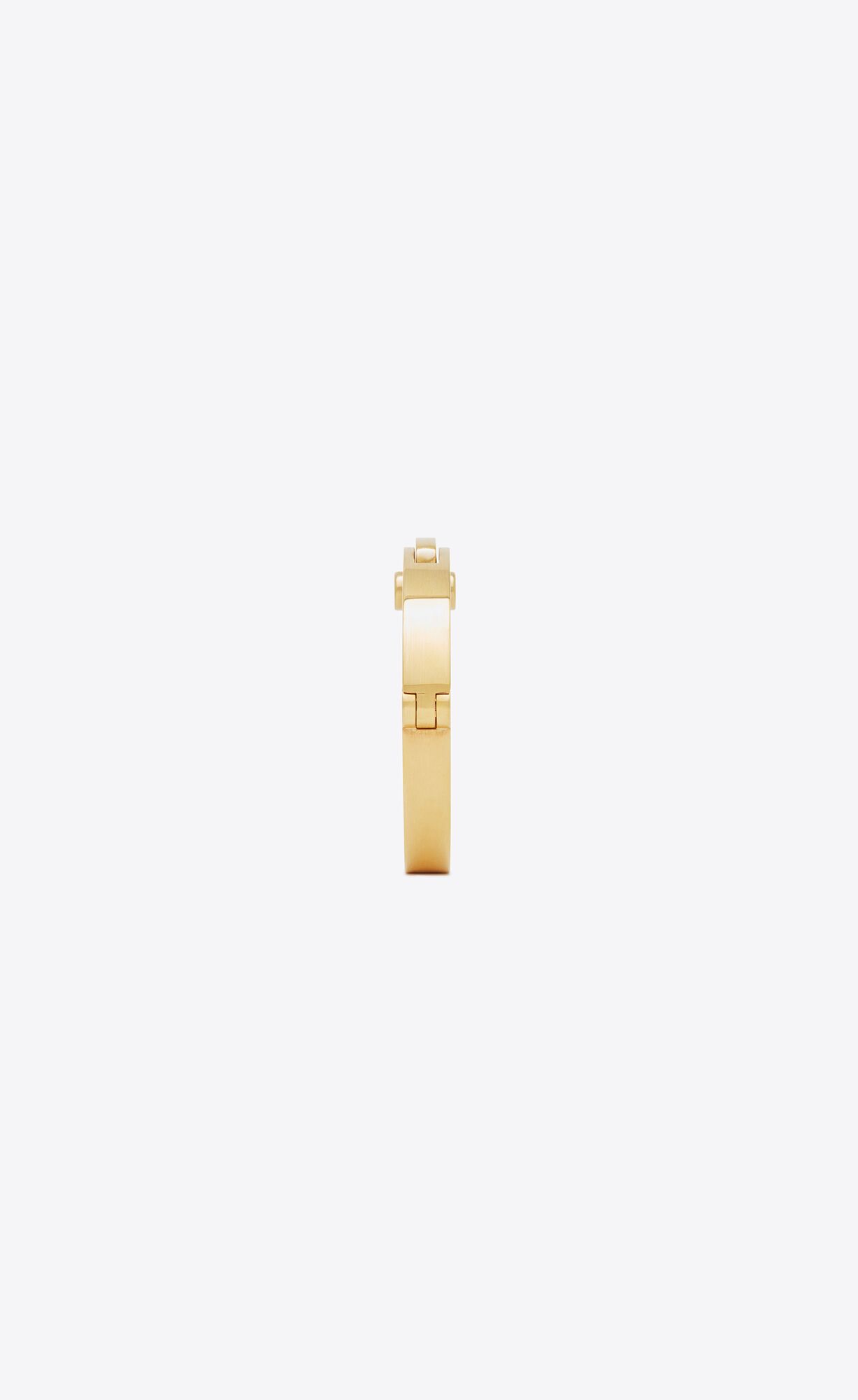 YSL Modernist Oval Bracelet In Metal Gold | 39462-JOYL