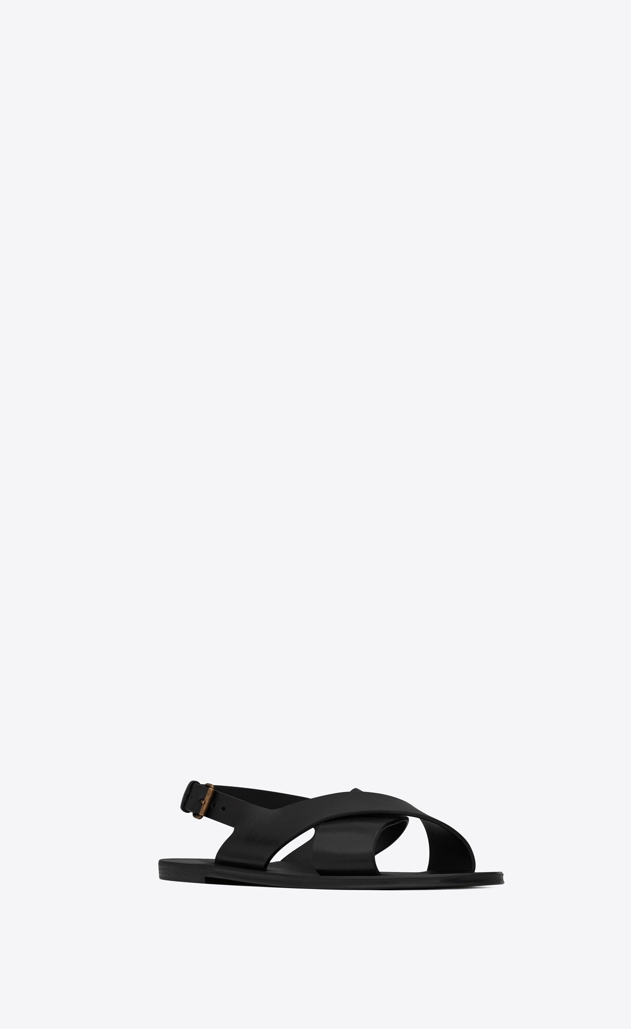 YSL Mojave Sandals In Smooth Leder Schwarz | 04268-EGDP