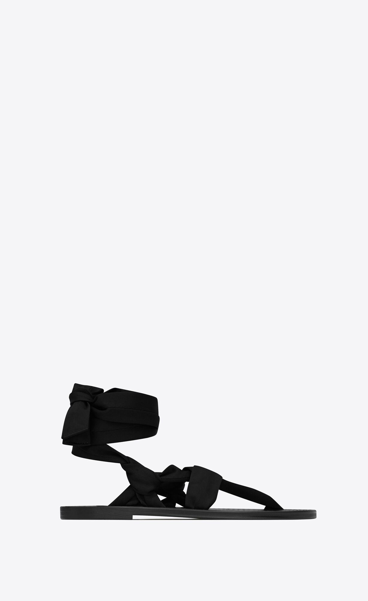 YSL Nolan Sandals In Jersey Schwarz | 16479-KYPI