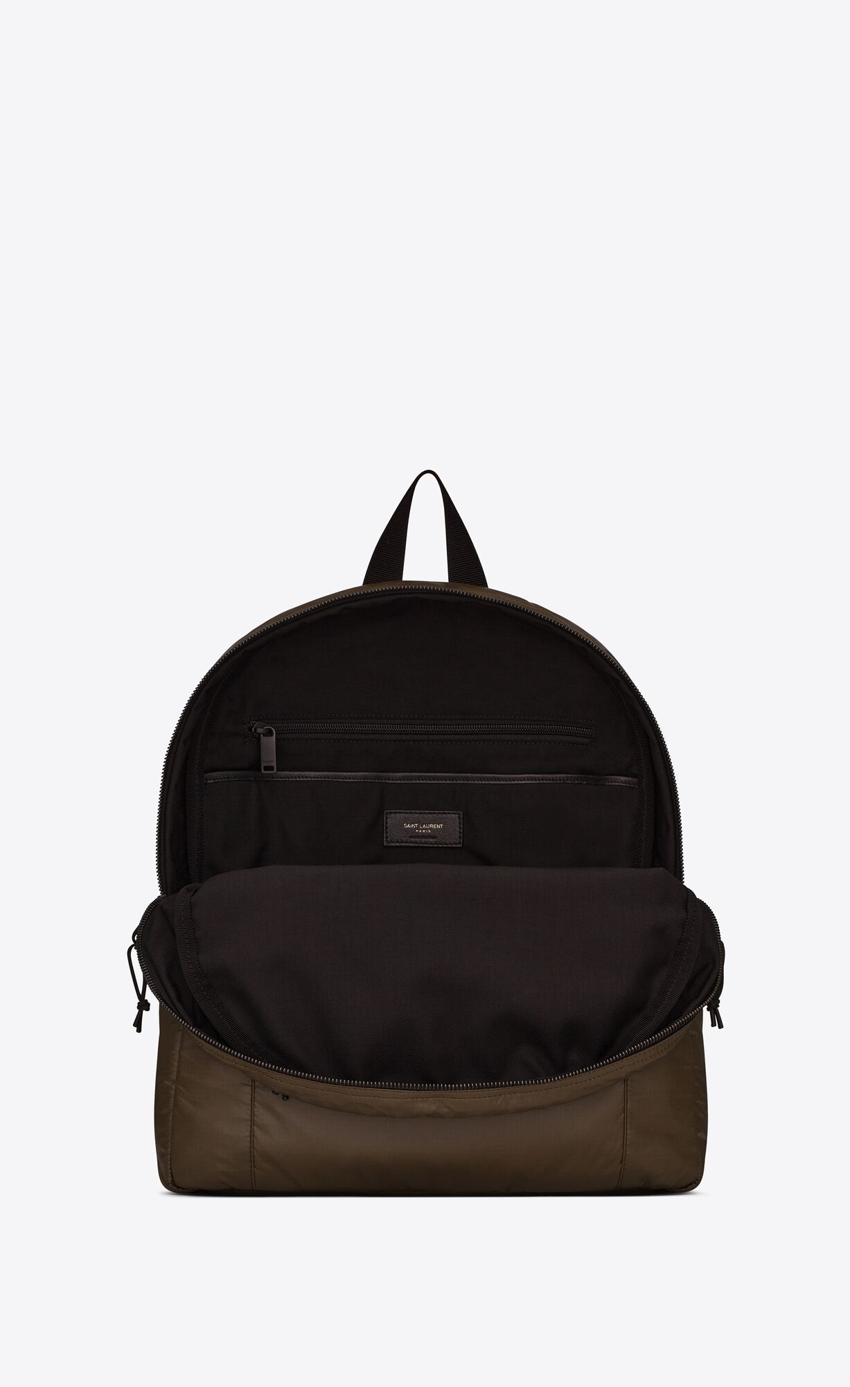 YSL Nuxx Backpack In Nylon Khaki | 45769-PTND