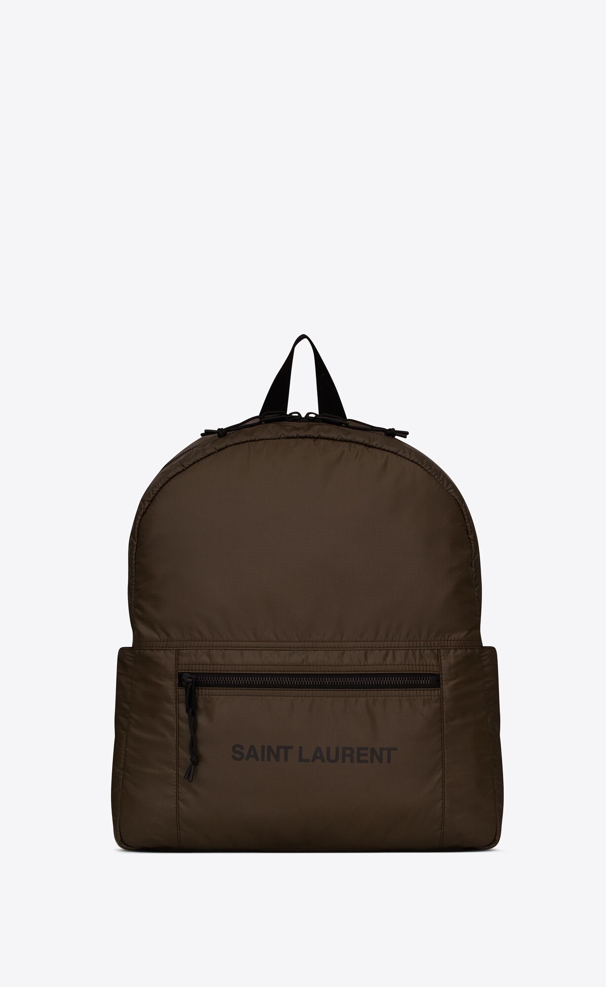 YSL Nuxx Backpack In Nylon Khaki | 45769-PTND