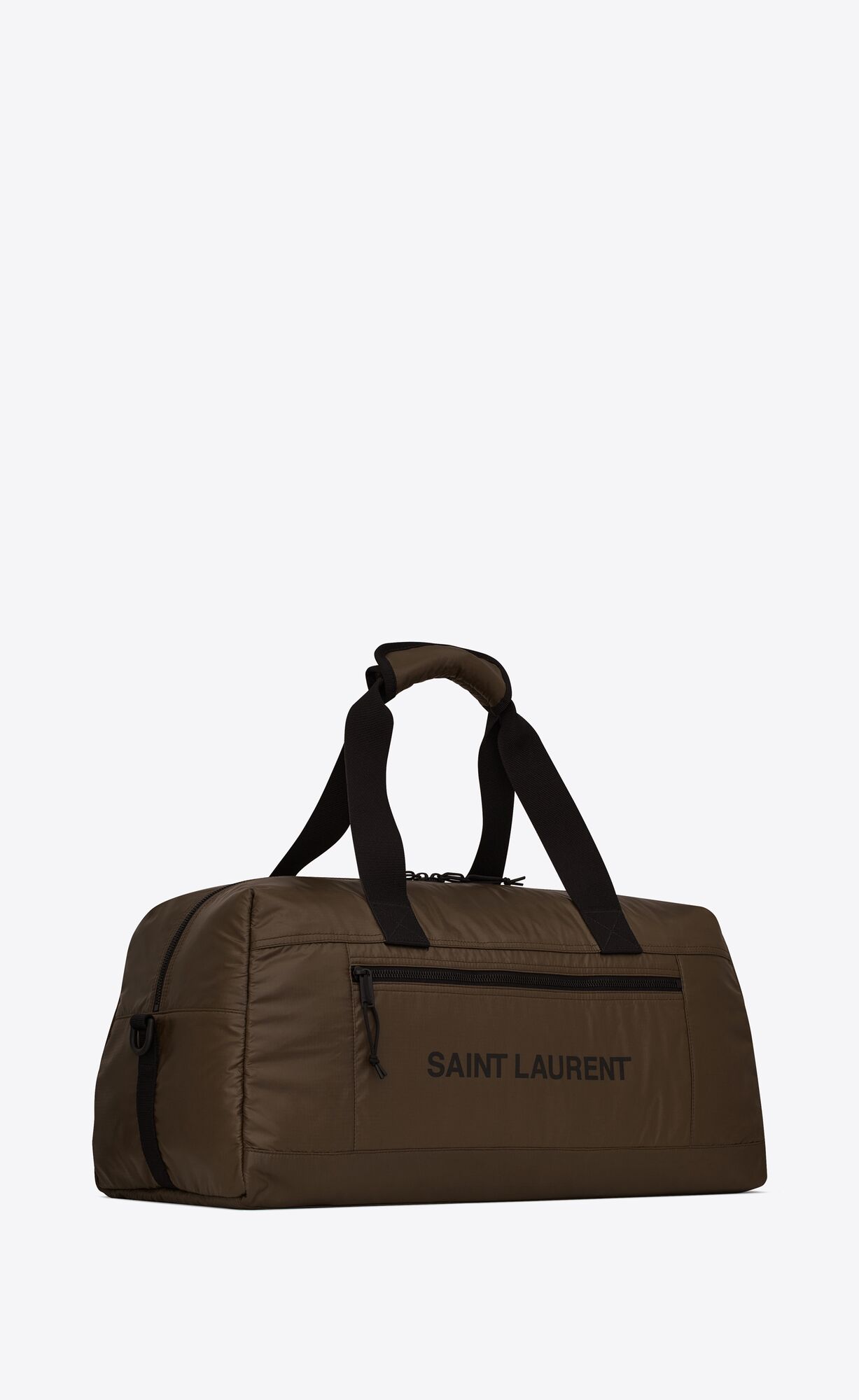 YSL Nuxx Duffle In Nylon Khaki | 81237-UQMJ