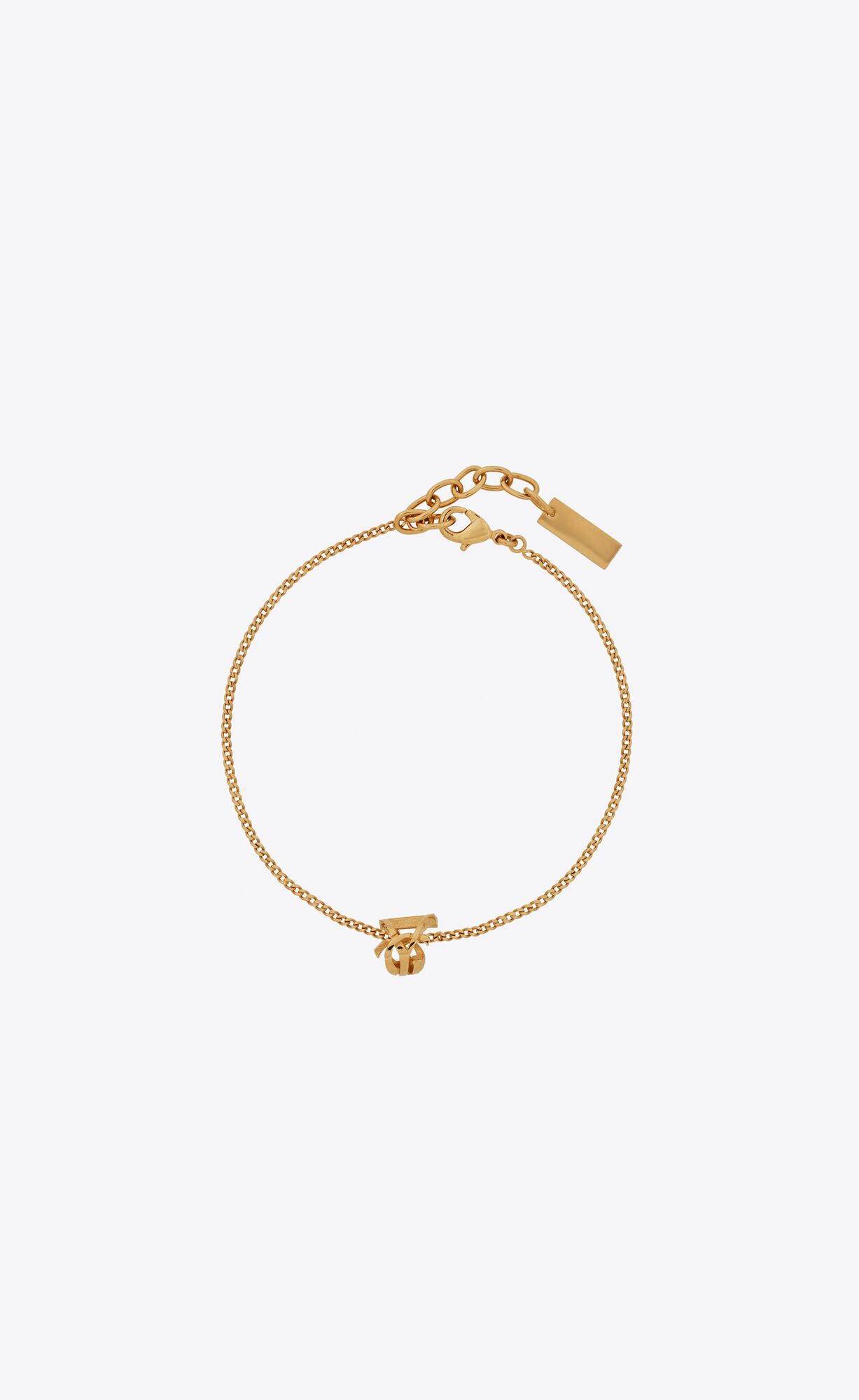 YSL Opyum Twist Bracelet In Metal Gold | 59602-AXLO