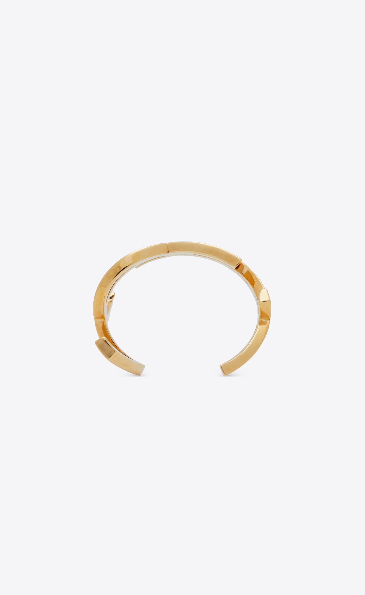 YSL Opyum Twist Cuff Bracelet In Metal Gold | 82946-BNMG