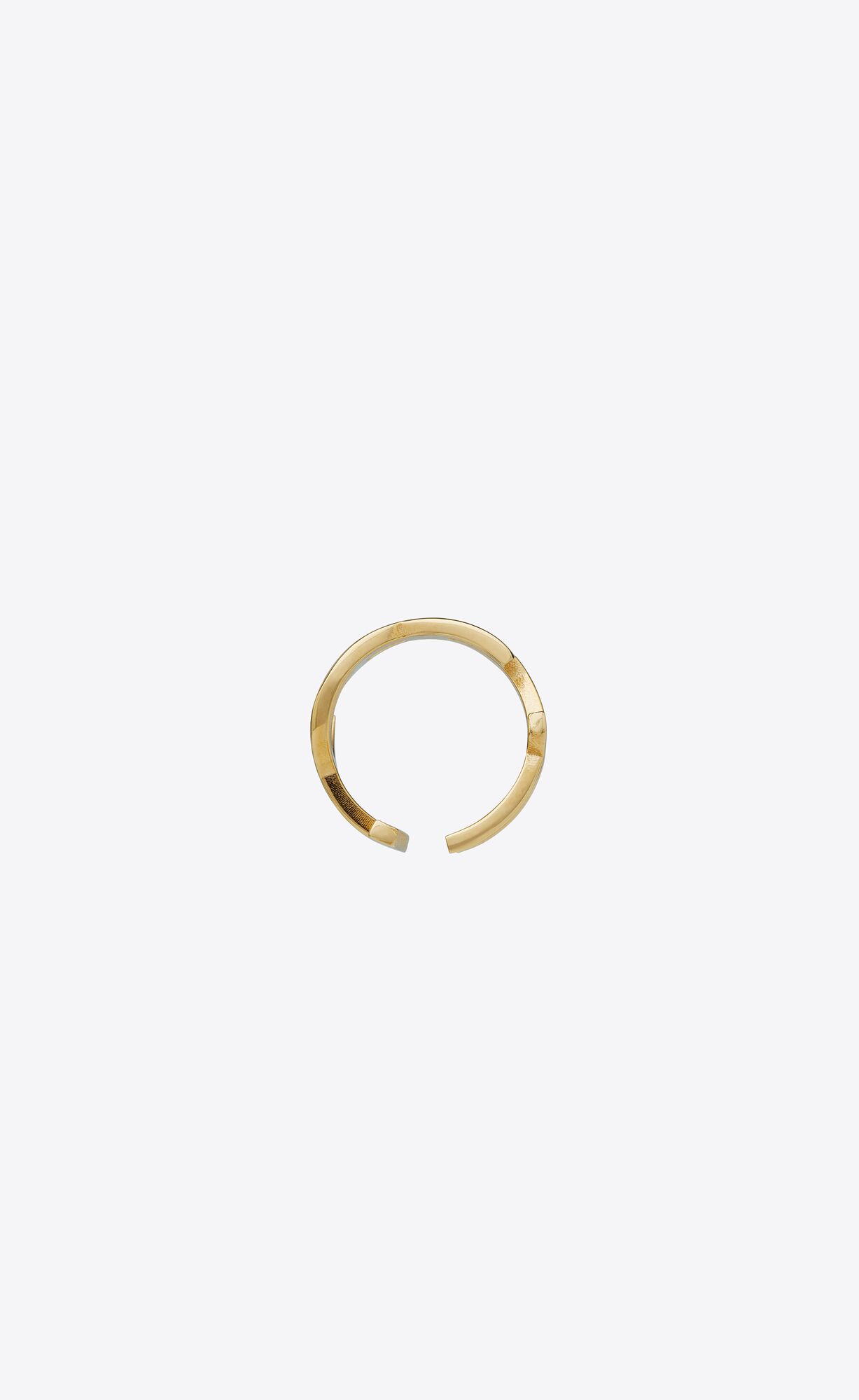 YSL Opyum Twist Ring In Metal Gold | 26187-DLKH