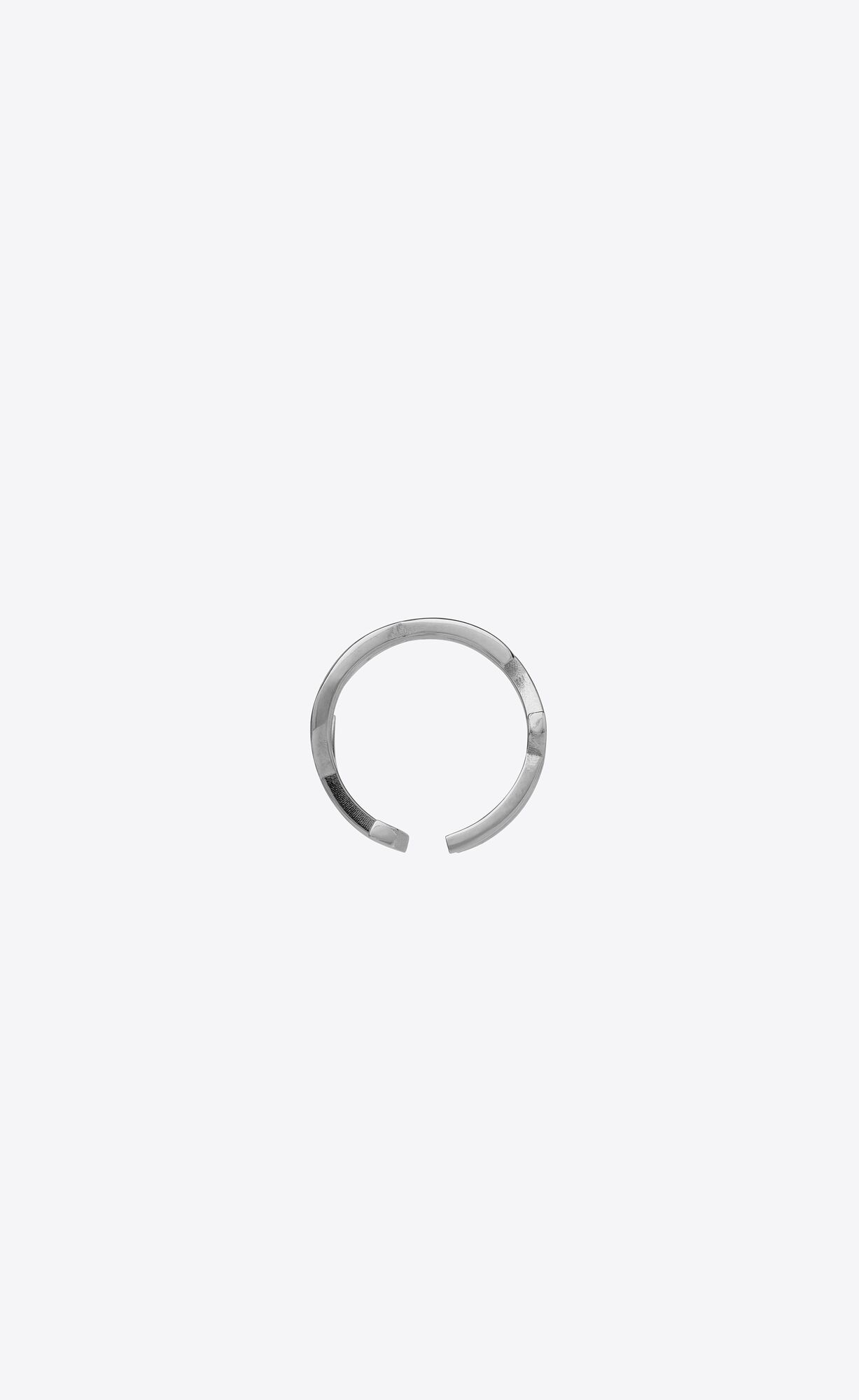 YSL Opyum Twist Ring In Metal Mirror | 02381-RPAX