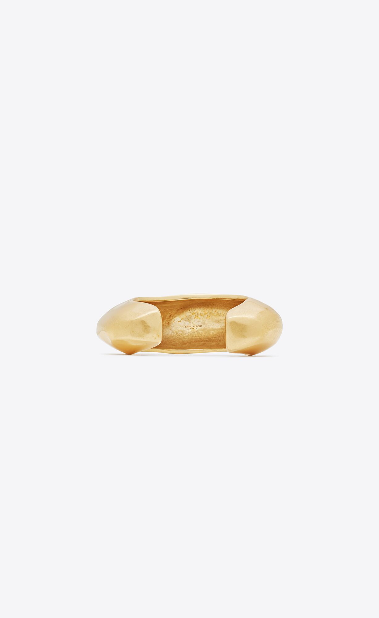 YSL Organic Arty Cuff Bracelet In Metal Gold | 18734-BJHI