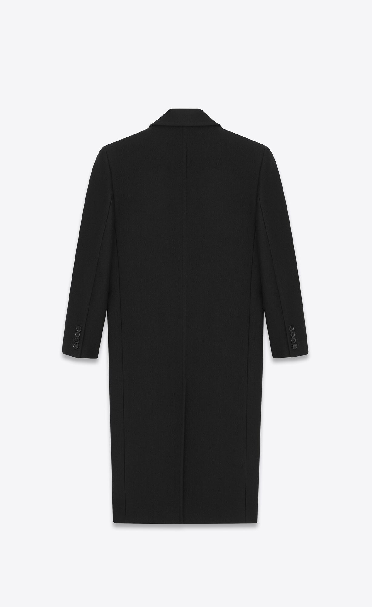 YSL Oversize Coat In Cashmere Schwarz | 25719-DSBA