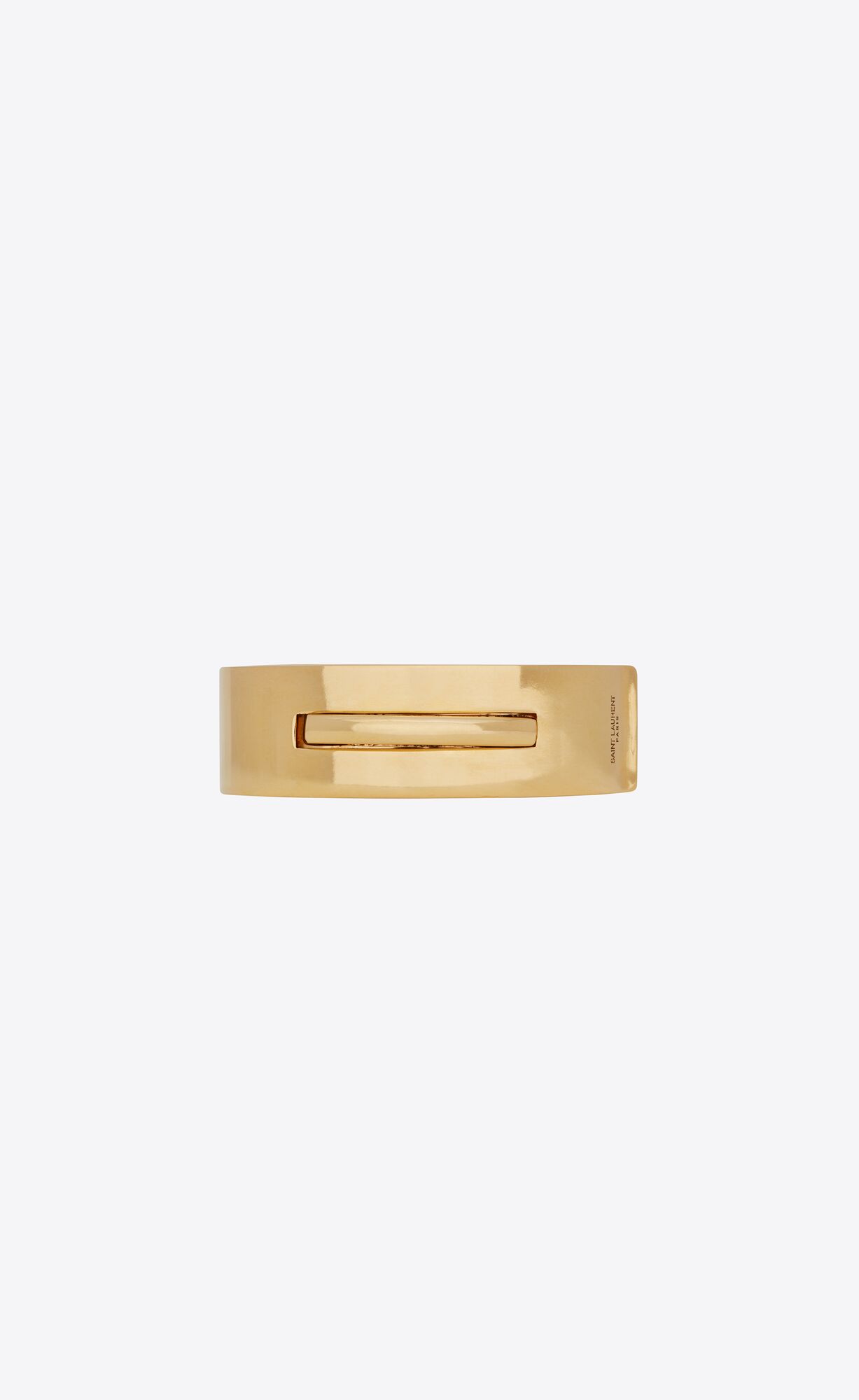 YSL Oversized Closure Bracelet In Metal Gold | 59761-CXRV