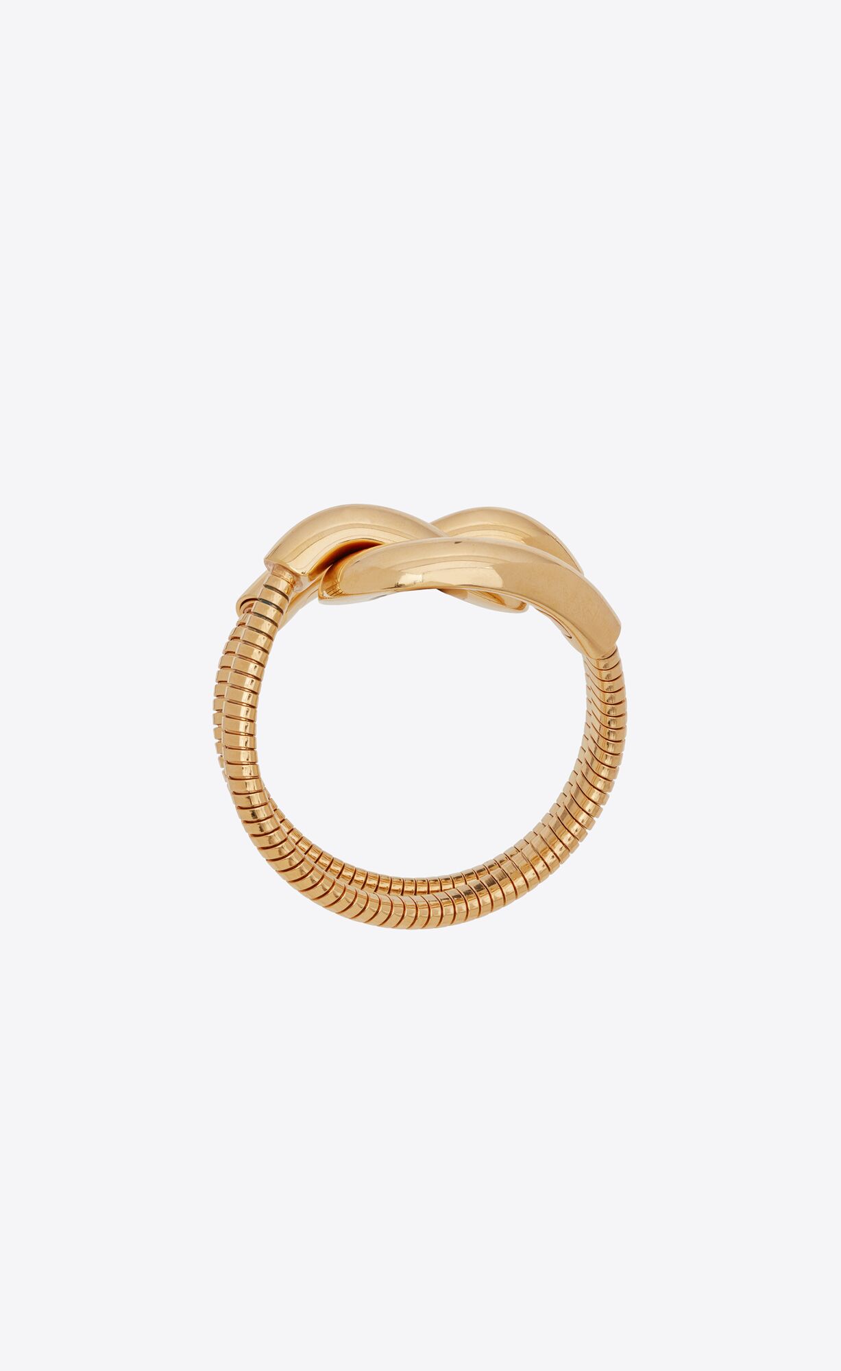 YSL Oversized You & Me Bracelet In Metal Gold | 92671-XSOI